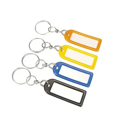 Portachiavi con Cartellino Blister 6 Pezzi - Cancelleria varia