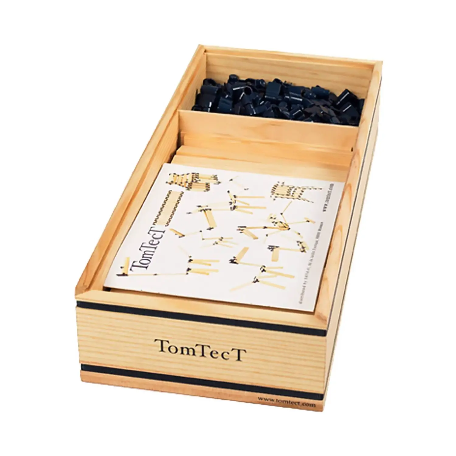 Tomtec Listelli Legno Naturale – 420 Elementi - Costruzioni in legno