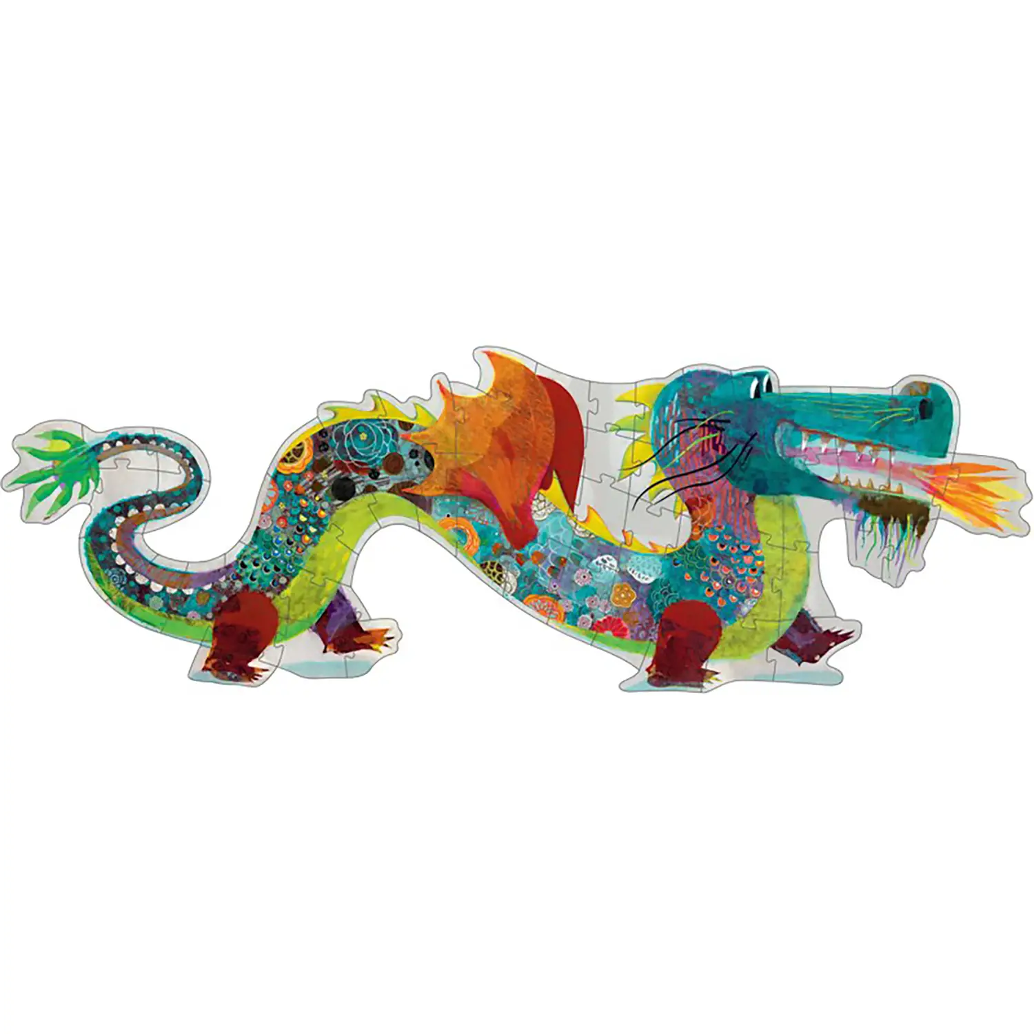 Maxi Puzzle Dragone - Puzzle in cartone