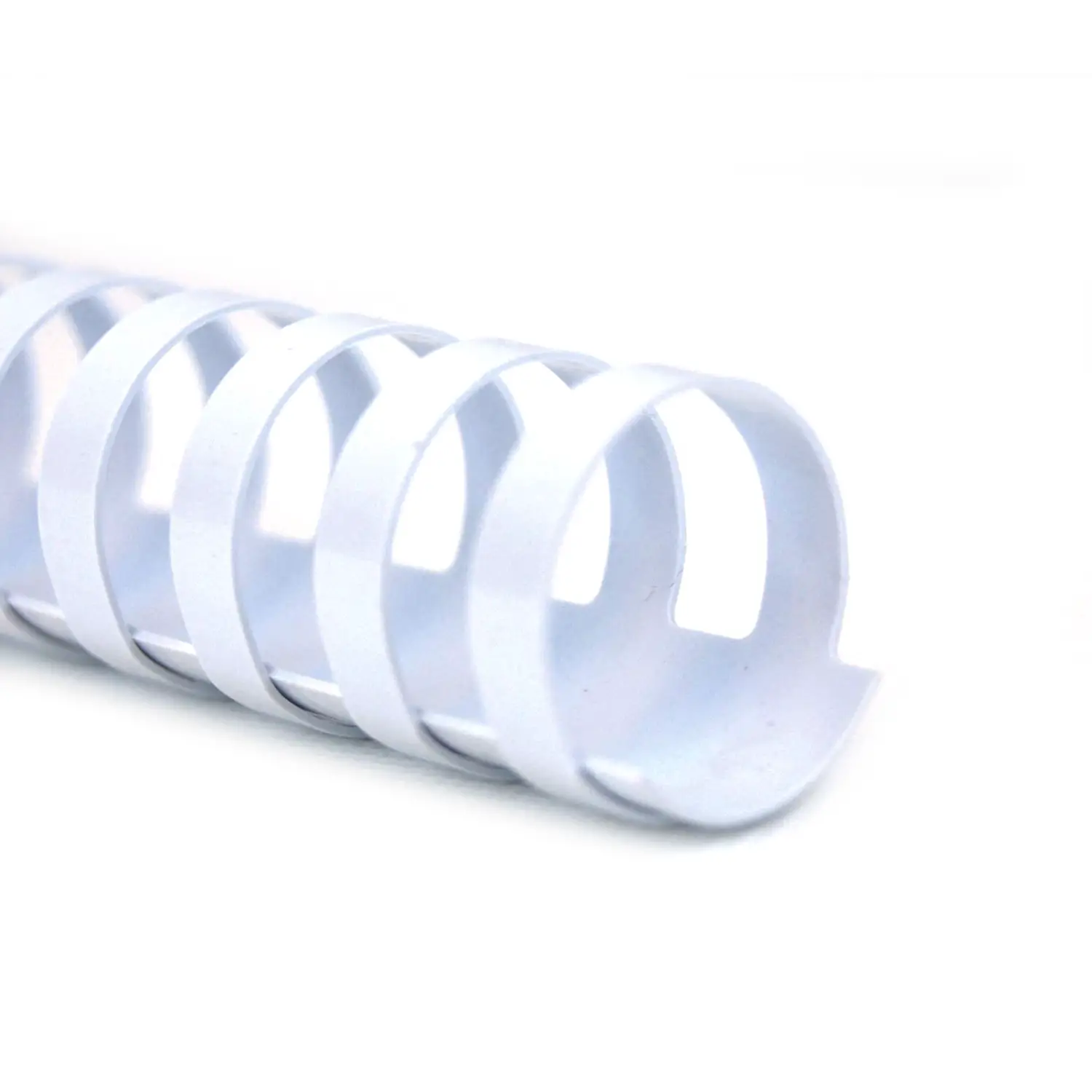 Dorsi Spirale Plastici Diametro 19mm. 100 Pezzi Bianco - rilegatrici/plastificatrici