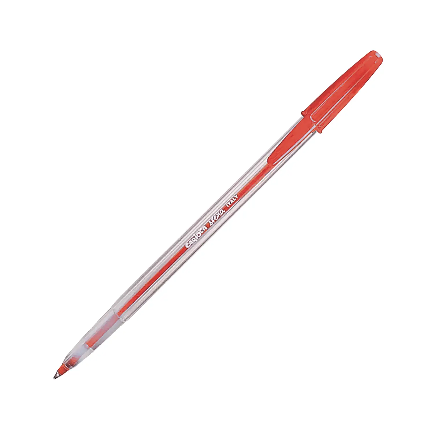 Penna a Sfera Carioca – Confezione 50 Pezzi Rosso - penne pennarelli ufficio