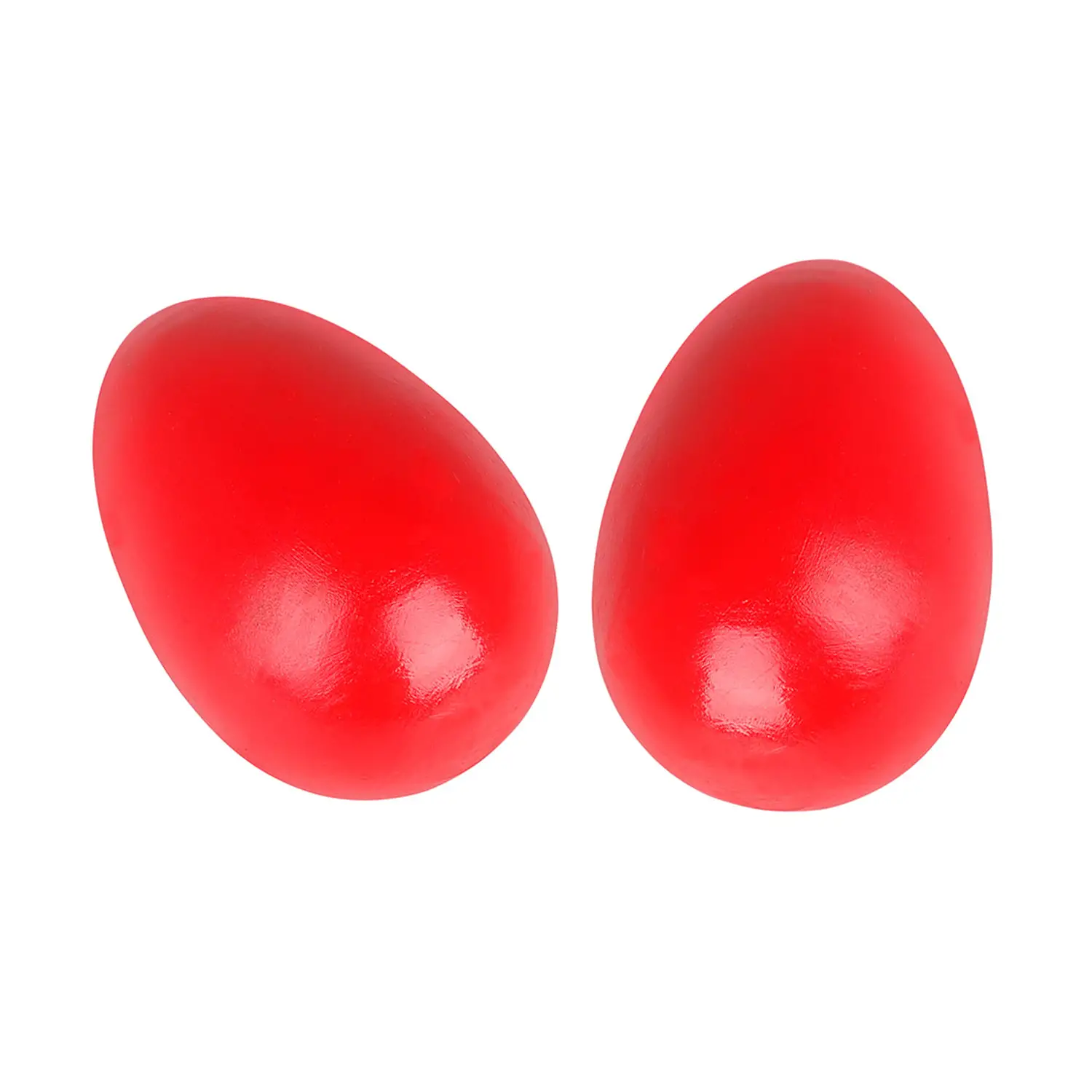 Maracas Uova in Legno - Coppia Rosso - Educazione musicale