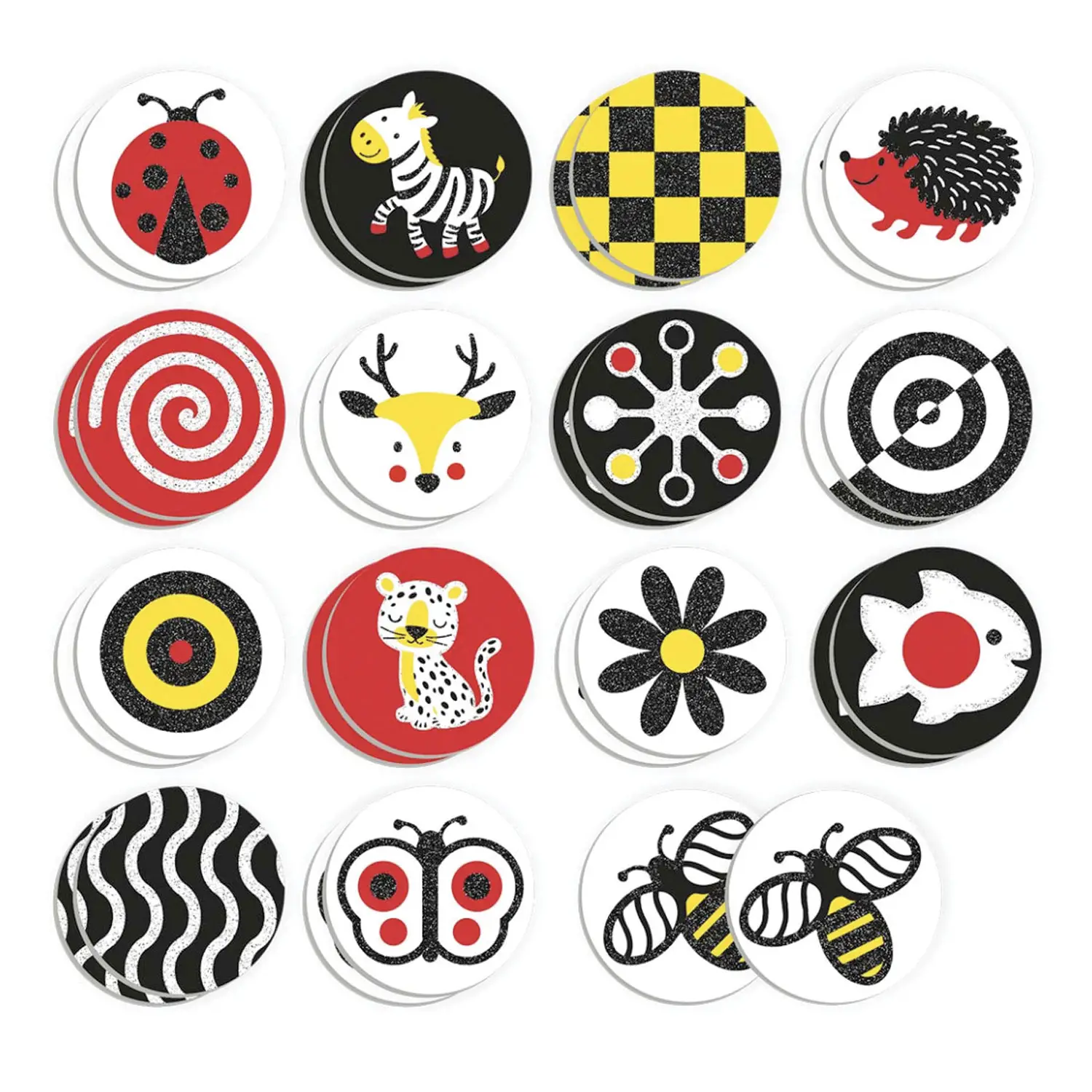 Memo Tattile Percezione Visiva – 34 Tessere - Memory e Domino
