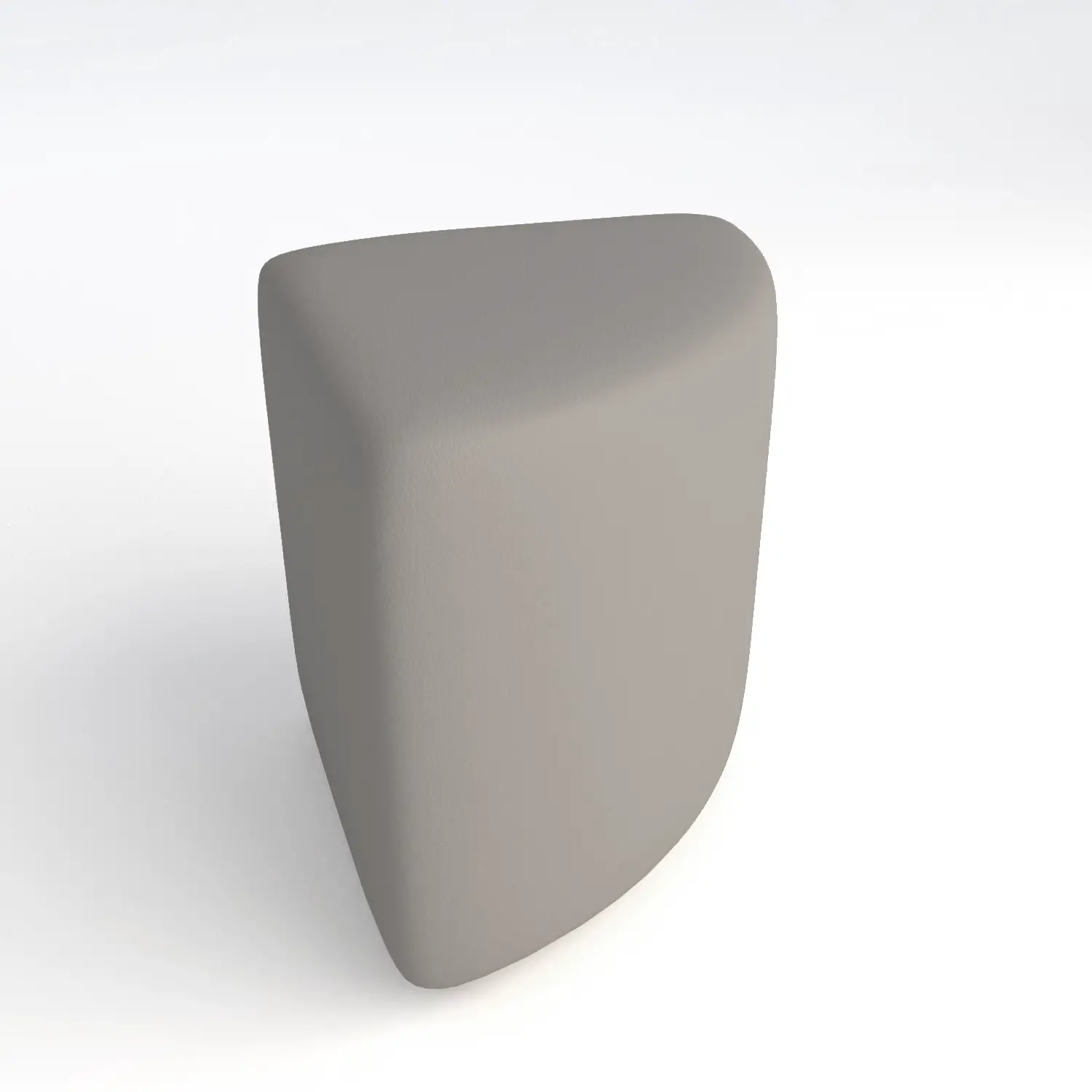 Pouf Ecopelle Ignifugo Angolare H 46 Grigio Per Ambienti Scolastici Innovativi - Salottini e arredi morbidi