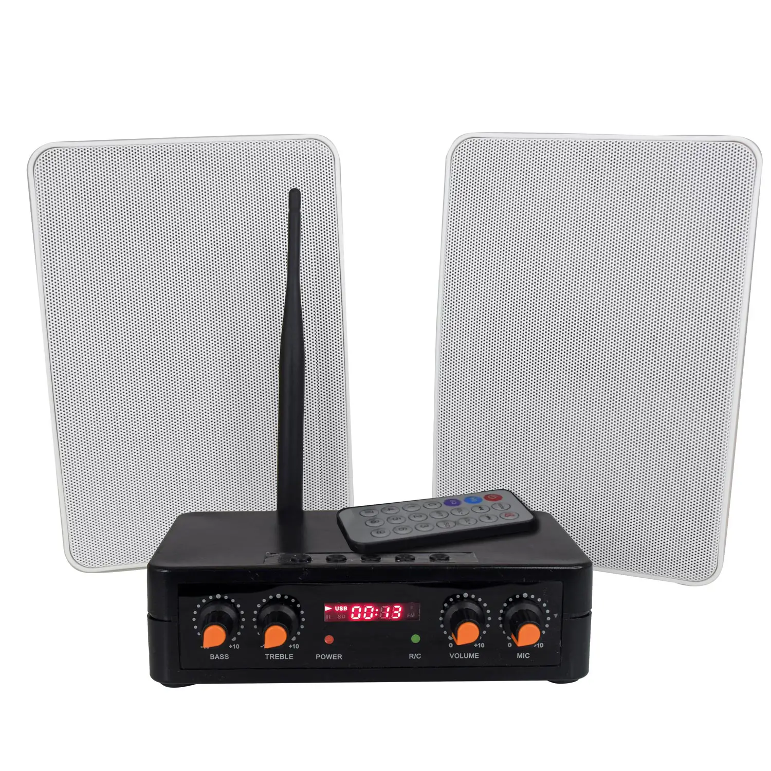Kit Diffusori Wireless Impermeabili 2x50w - Sistemi audio
