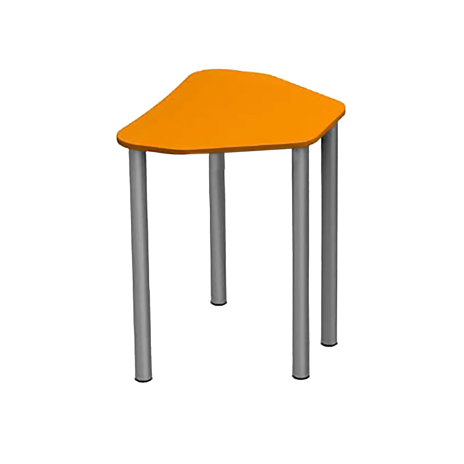 Tavolo Trapezio - Altezza Regolabile 64-82 cm - Arancione - Conforme CAM - Tavoli e piani di lavoro