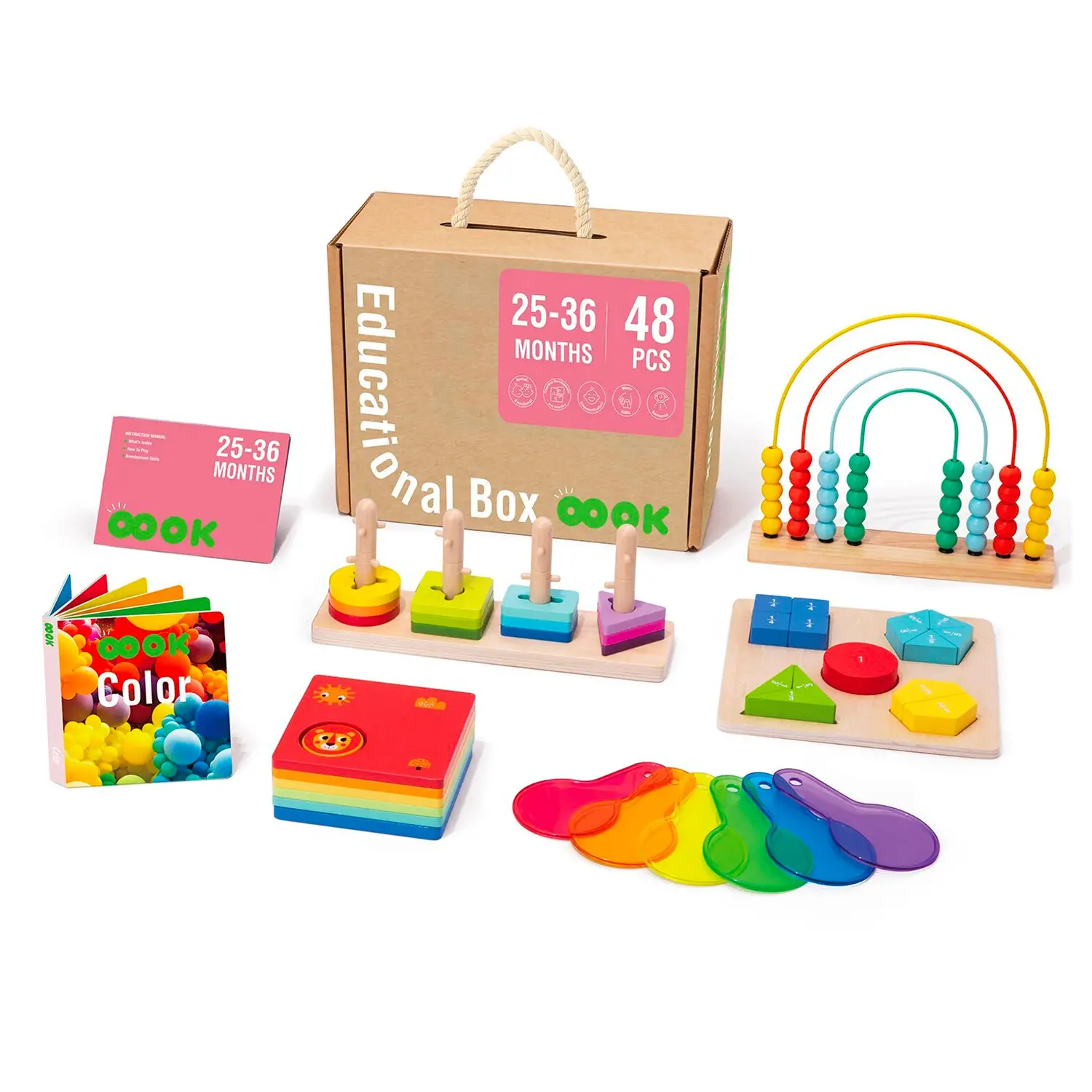 Giocattoli Educativi Multisensoriali per Bambini 25-36 Mesi – Metodo Montessori - Primi giochi