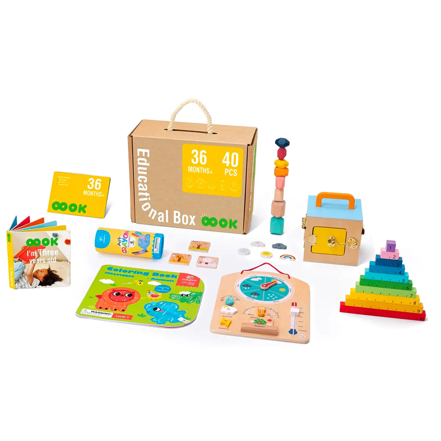 Giocattoli Educativi Multisensoriali per Bambini 36+ Mesi – Metodo Montessori - Primi giochi