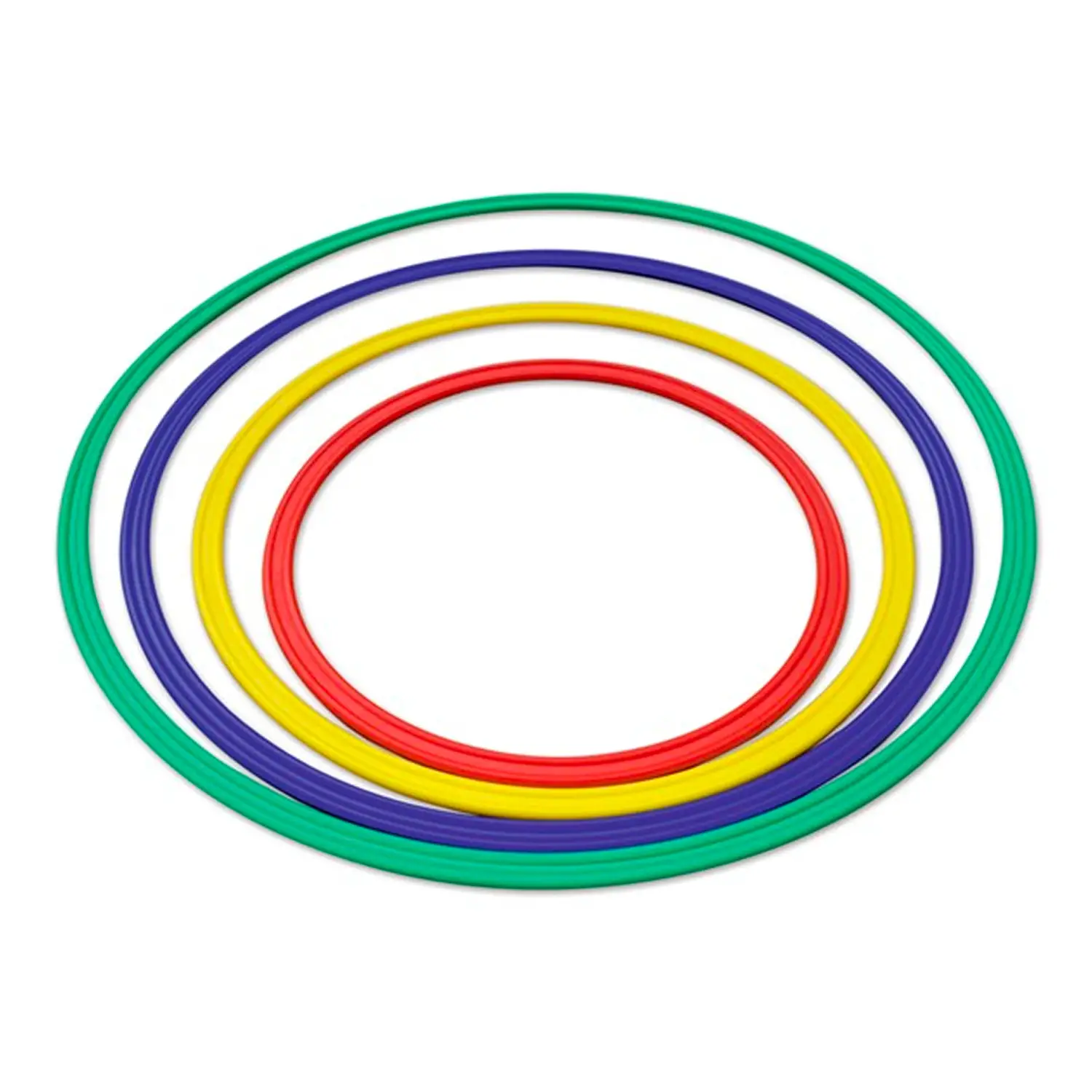 Cerchi Piatti per Ginnastica e Attività Motoria ø 60 cm. Set 4 Colori - Ritmica