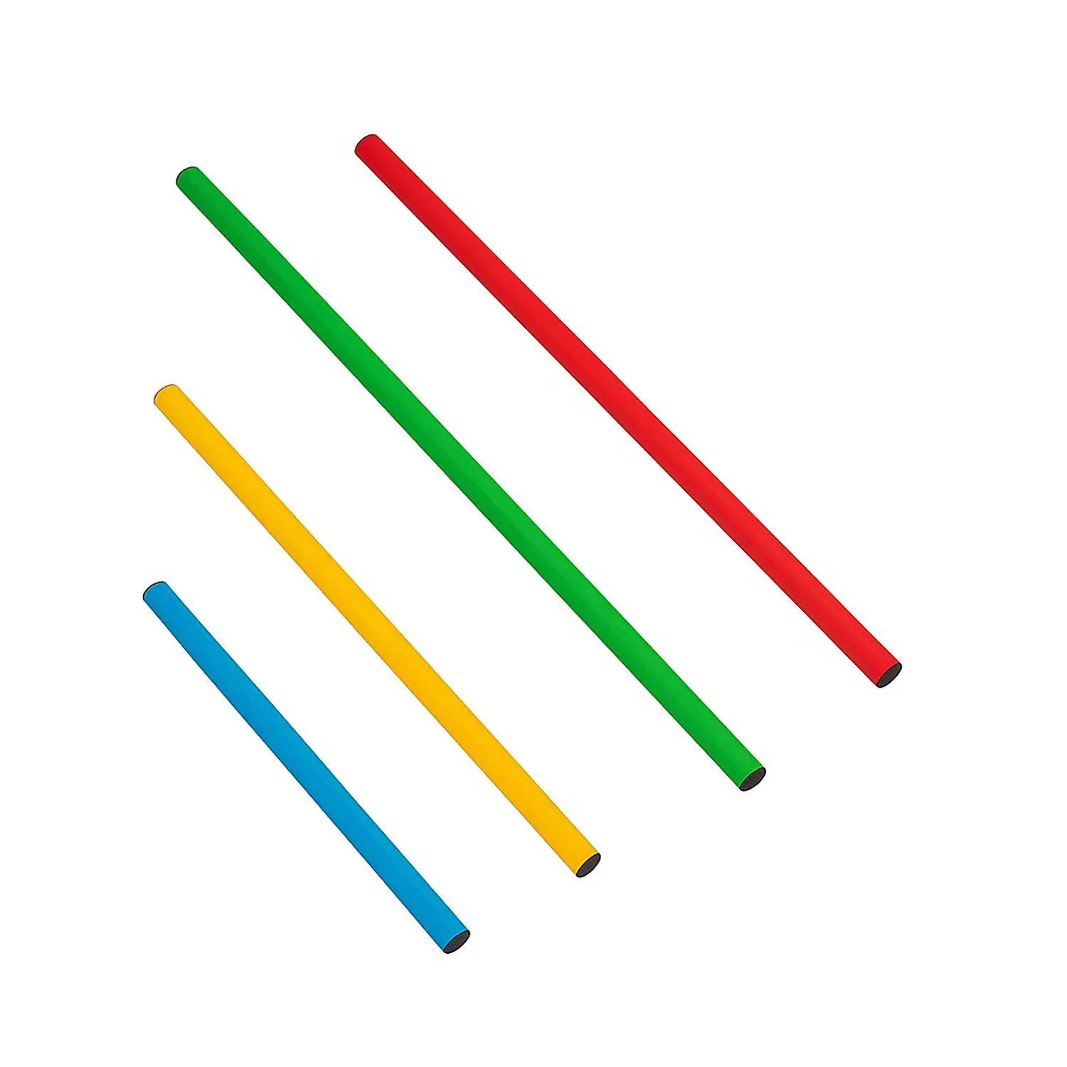 Bastoni per Ginnastica Psicomotoria 120 cm. Set 4 Colori - Ritmica