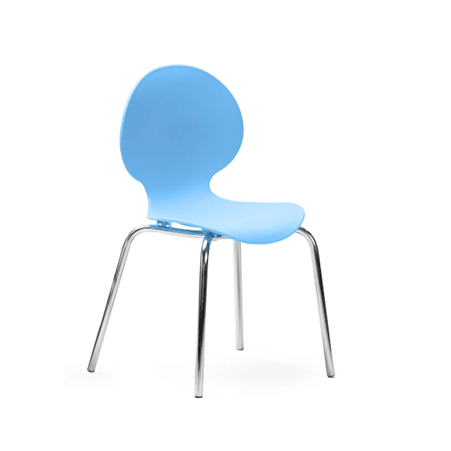 Sedia Scuola Infanzia Bunny Junior - H 30 cm - Celeste - Conforme CAM - Sedie in plastica