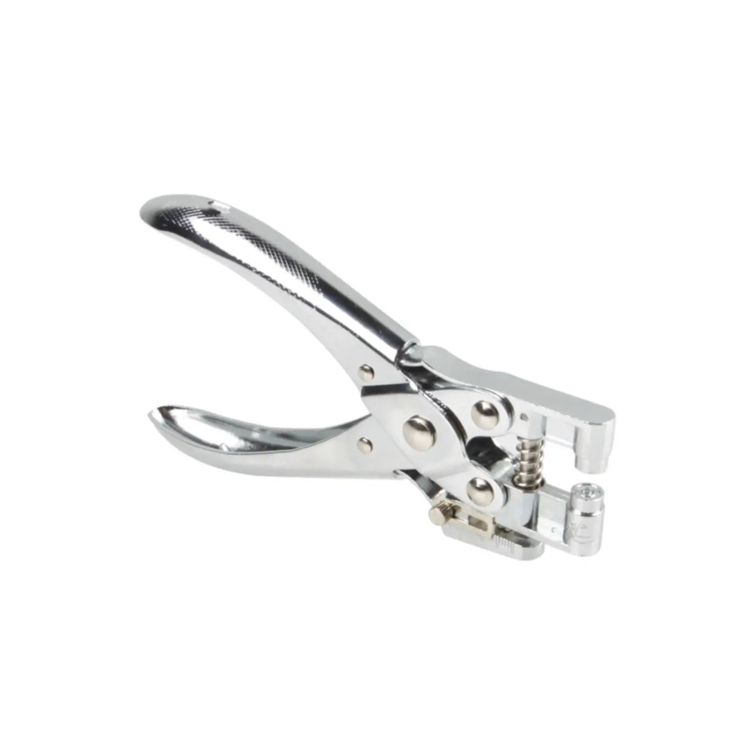 Occhiellatrice Perforatrice a Pinza in Metallo Cromato - Accessori ufficio