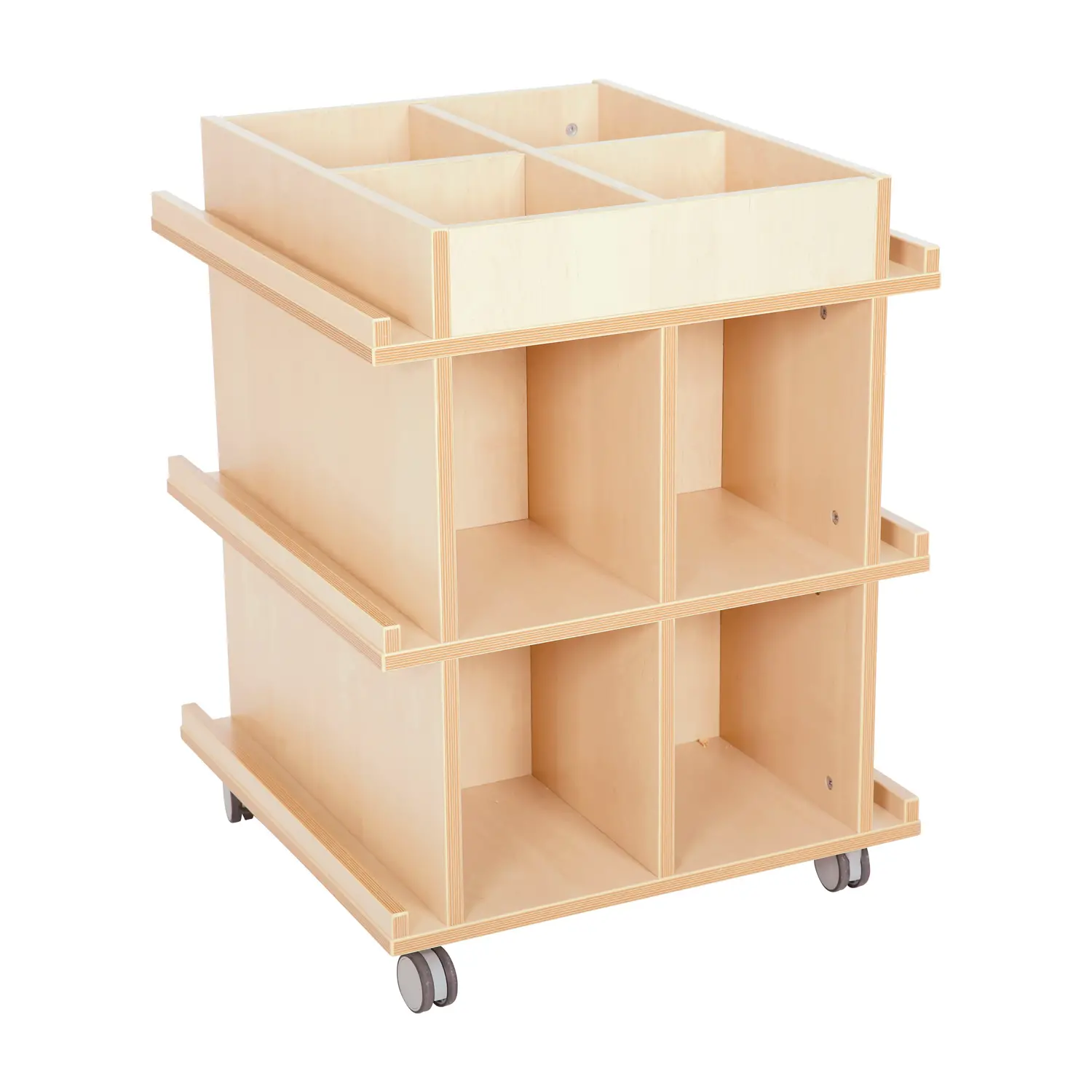 Libreria Mobile a Torre Flexi su Ruote – Arredo Scuola e Spazi Educativi - Librerie e zone lettura