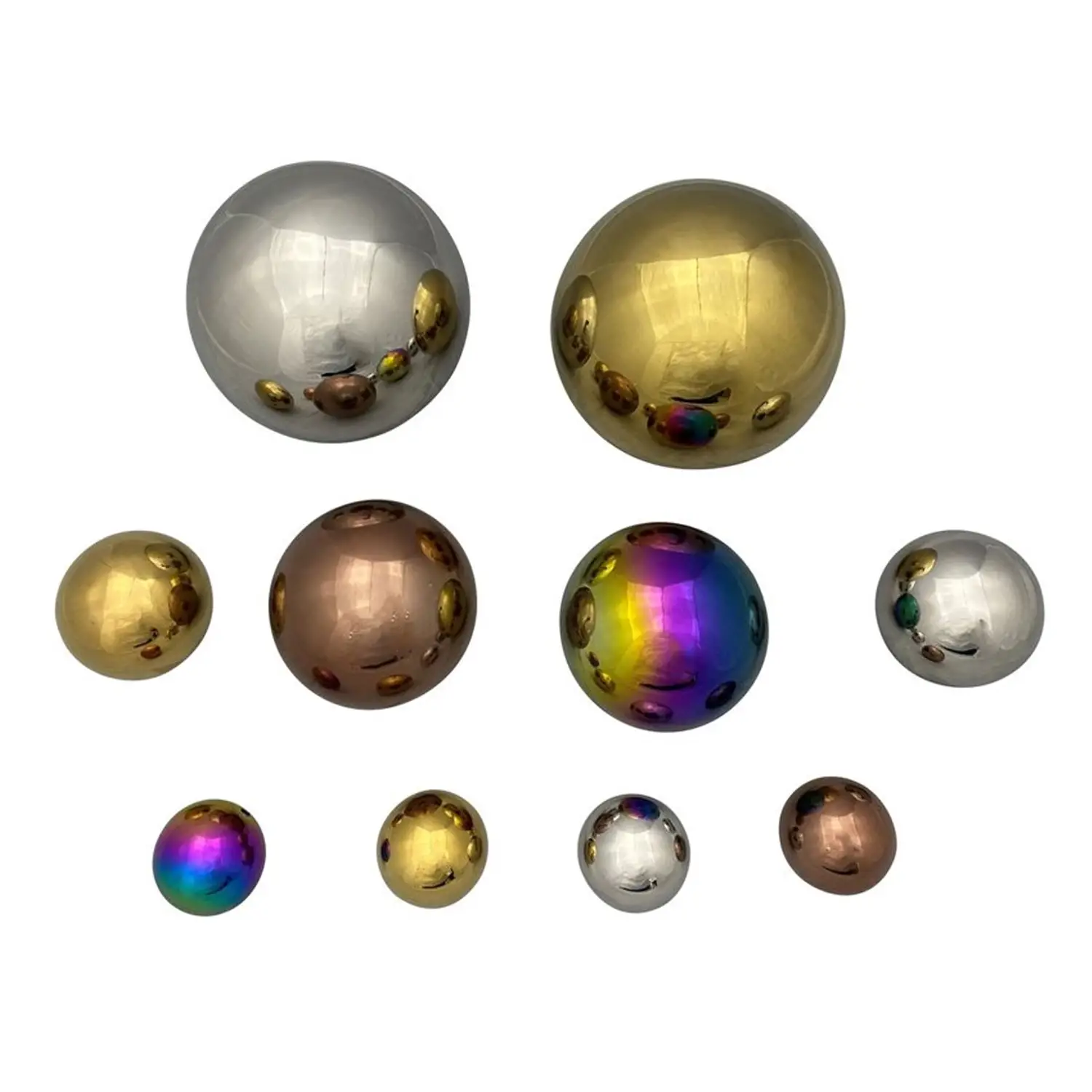 Palline Metalliche Riflettenti – 10 Pezzi - Sviluppo sensoriale