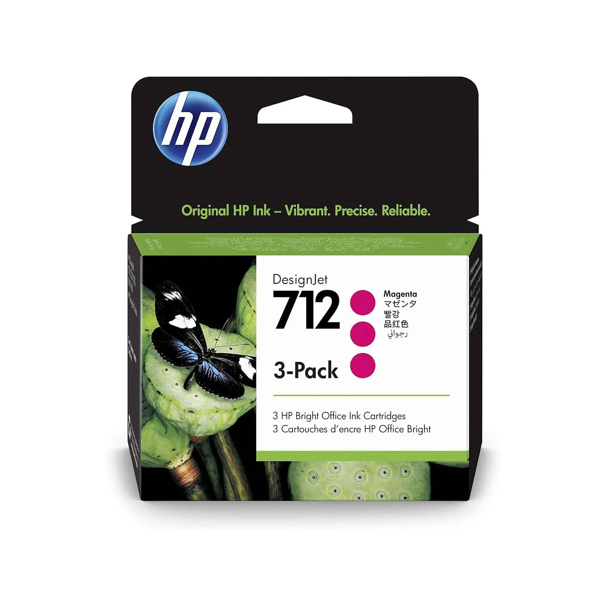 Confezione da 3 cartucce HP di inchiostro magenta DesignJet HP 712 da 29 ml - Consumabili