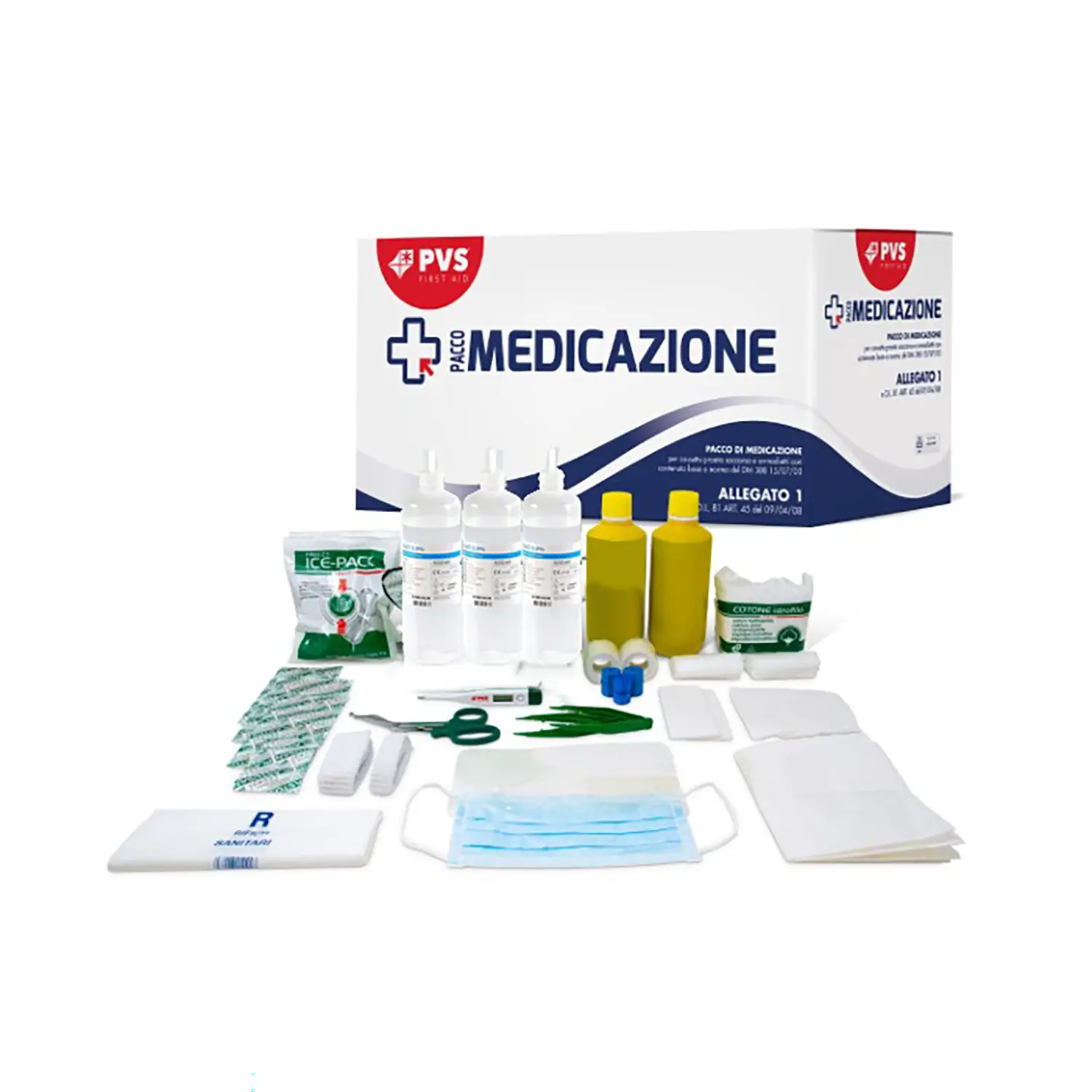 Ricarica Armadietto Pronto Soccorso 3+ Persone - Protezioni e sicurezza