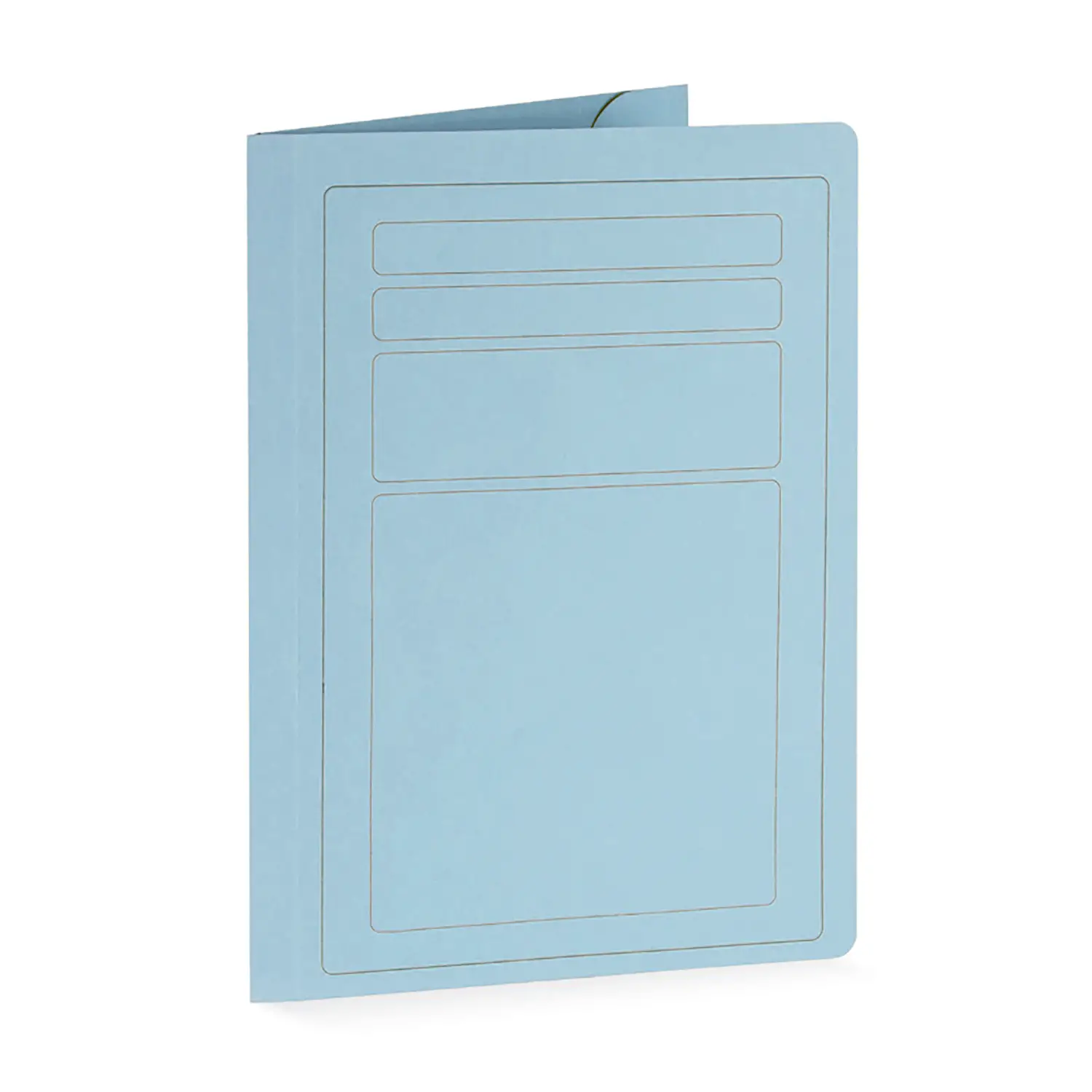 Cartelline 3 Lembi con Stampa 50Pezzi Azzurro Gr190 - Cancelleria varia