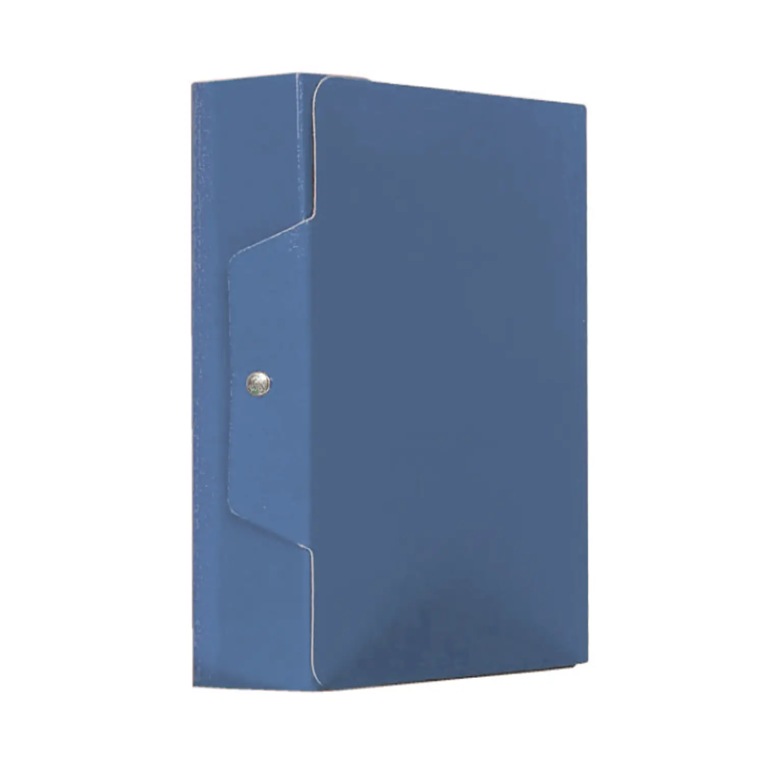 Cartella Portaprogetti Con Bottone Blu Dorso 10 Cm - Cancelleria varia
