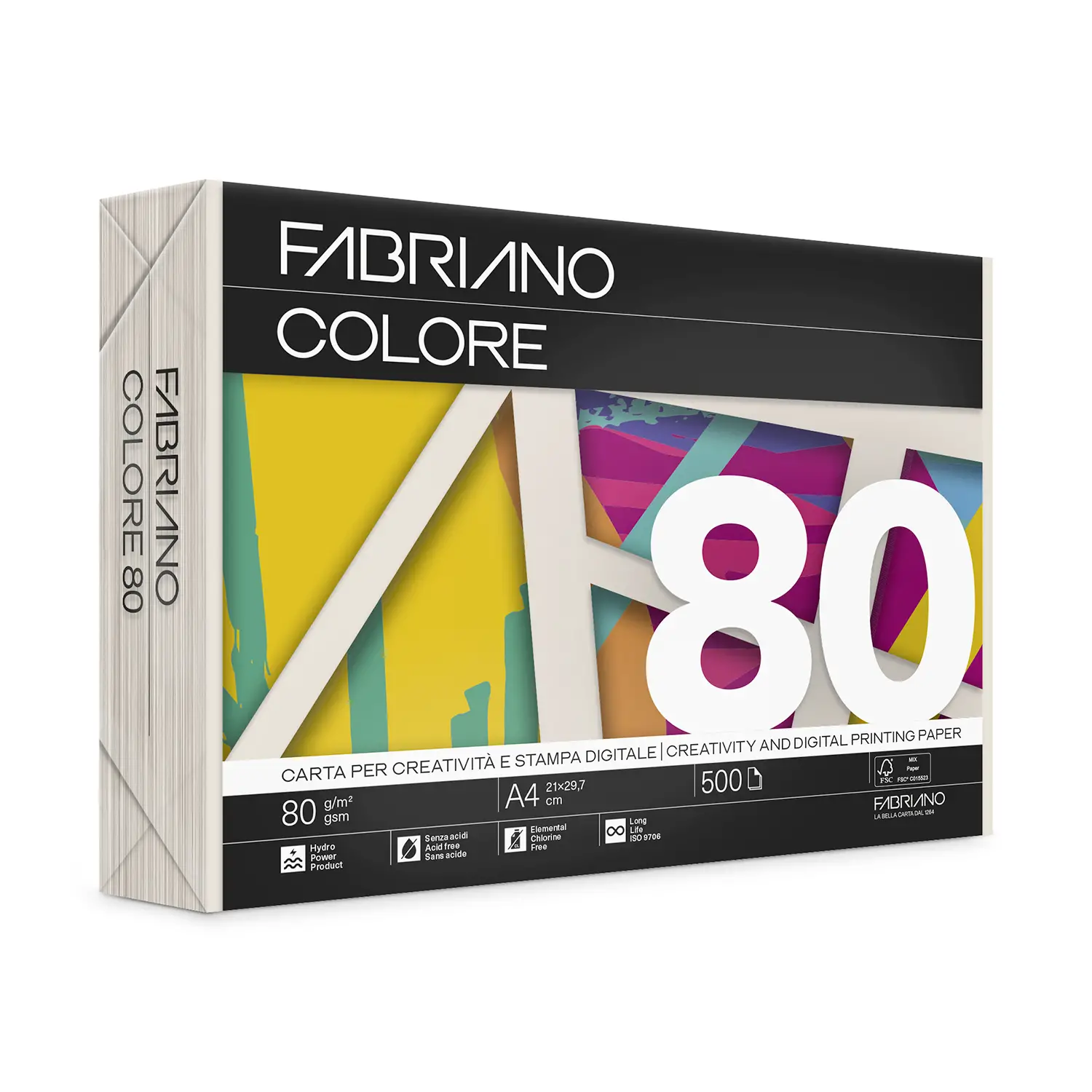 Carta Per Fotocopie Fabriano Colore 80 Gr/mq A4 Avorio Risma 500 Fogli - Carta e cartoncino