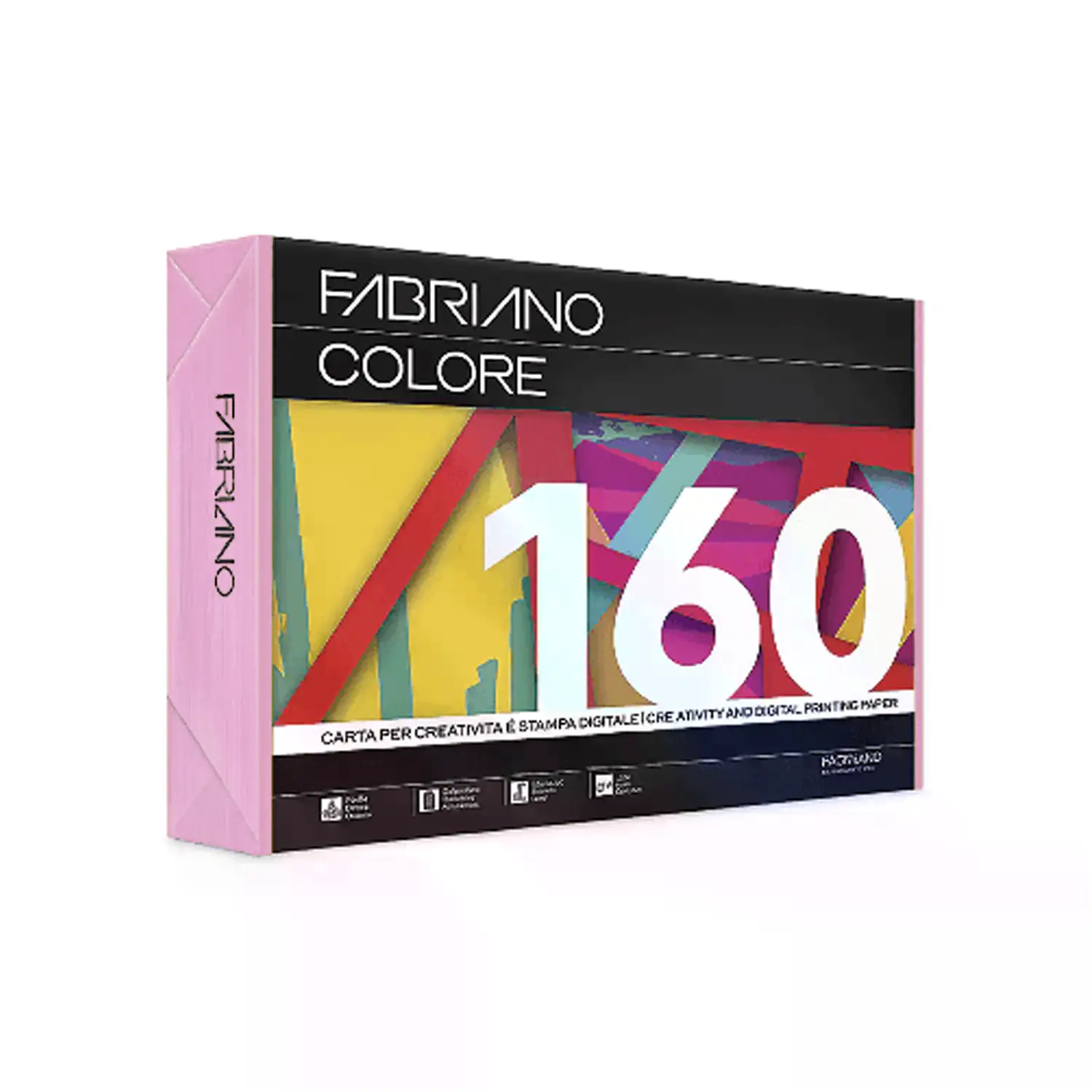 Carta Per Fotocopie Fabriano Colore 160 Gr/mq A3 Rosa Risma 125 Fogli - Carta e cartoncino