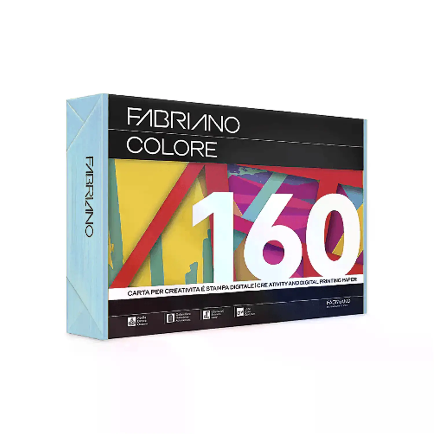 Carta Per Fotocopie Fabriano Colore 160 Gr/mq A3 Celeste Risma 125 Fogli - Carta e cartoncino