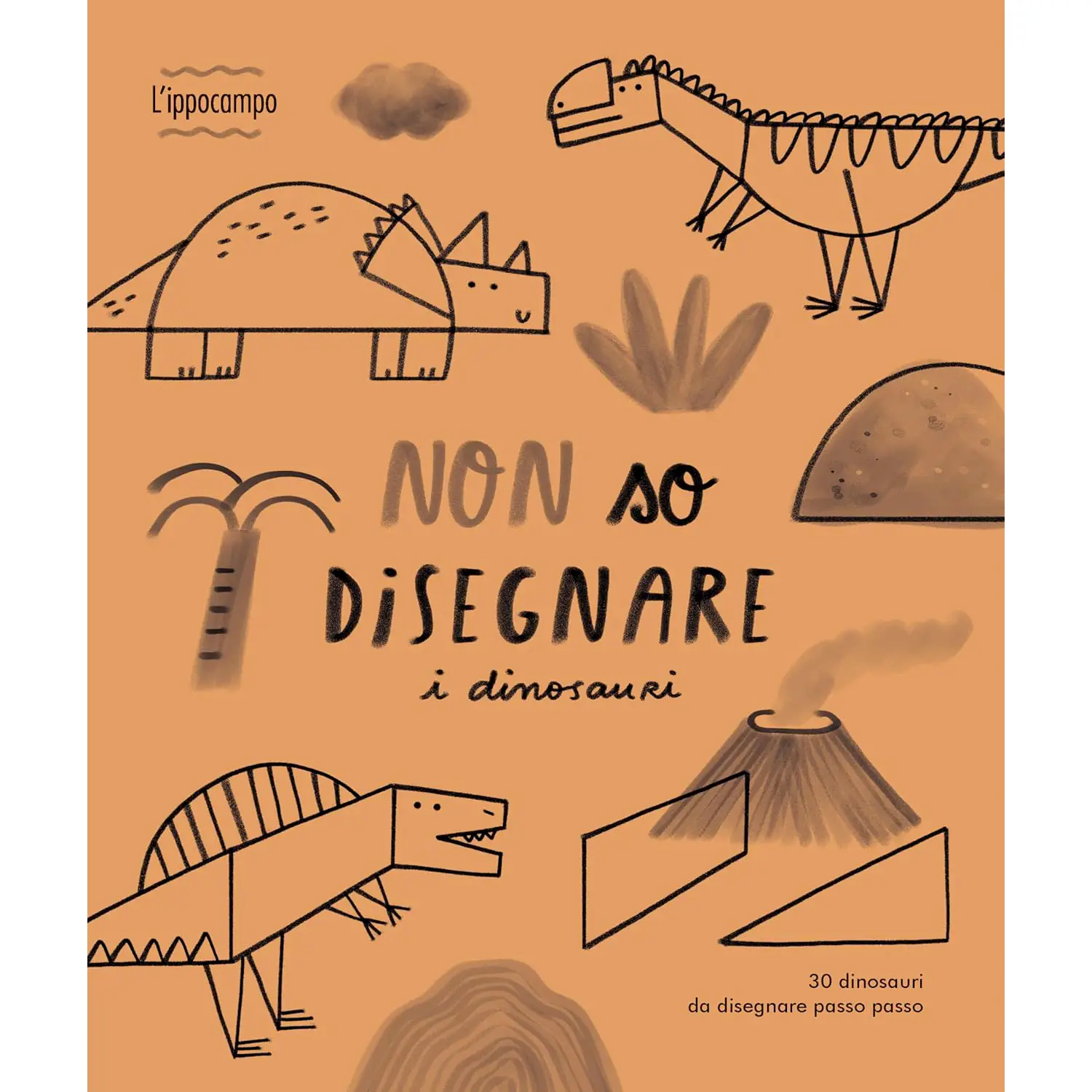 Libro Per Bambini - Non So Disegnare I Dinosauri - Prima biblioteca