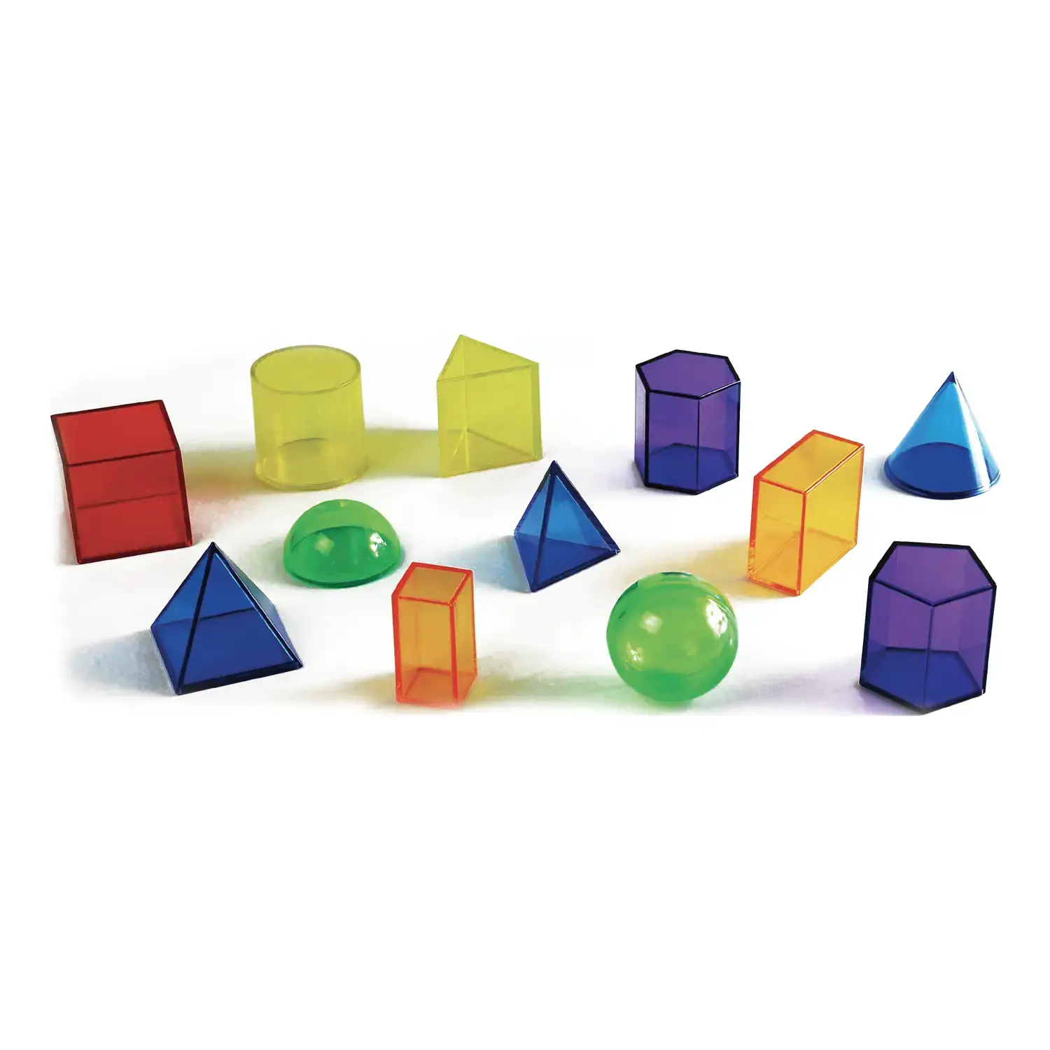 Solidi Geometrici Traslucidi – 60 Pezzi da 2,5 cm - Geometria