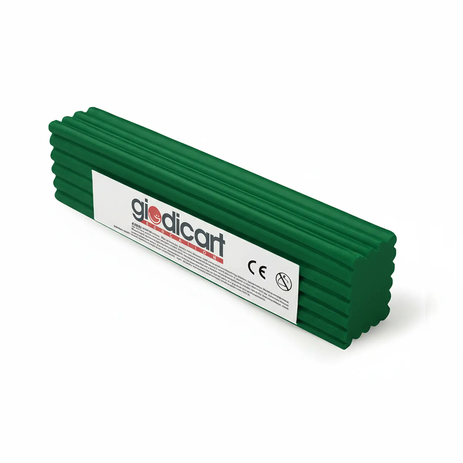Plastilina Giodicart Pasta da Modellare Colorata – Panetto 500 g Verde - Paste per modellare