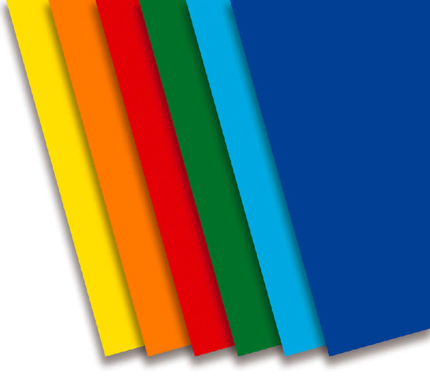 Cartoncino Colorato Premium Liscio Assortimento Base - 30 Fogli 35x50 cm - Carta e cartoncino