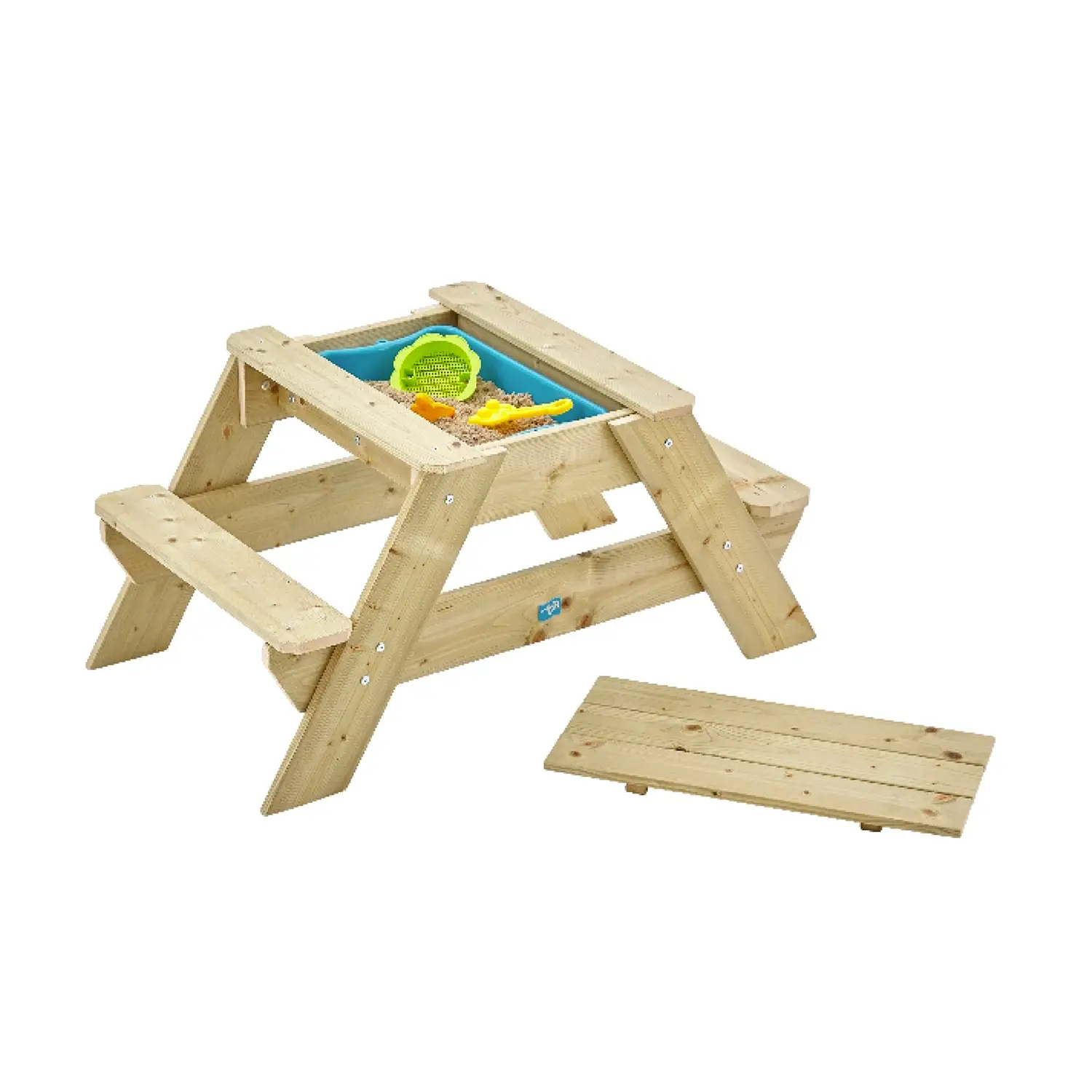 Tavolo Multifunzione Picnic E Sabbiera 2in1 In Legno Fsc - Giochi acqua e sabbia