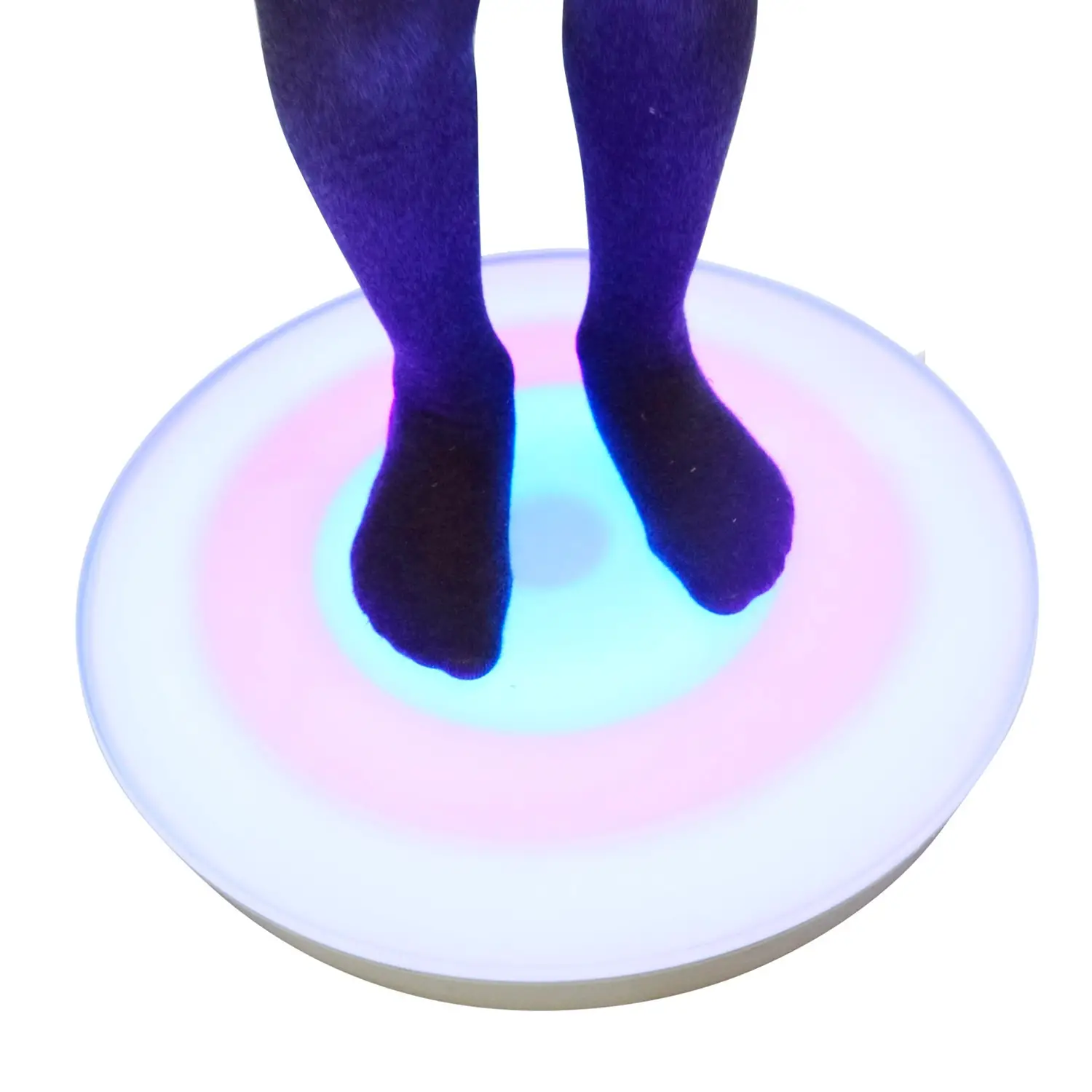 Pedana LED Interattiva a Pressione, Piastrella Sensoriale Rotonda 50 cm - Sviluppo sensoriale