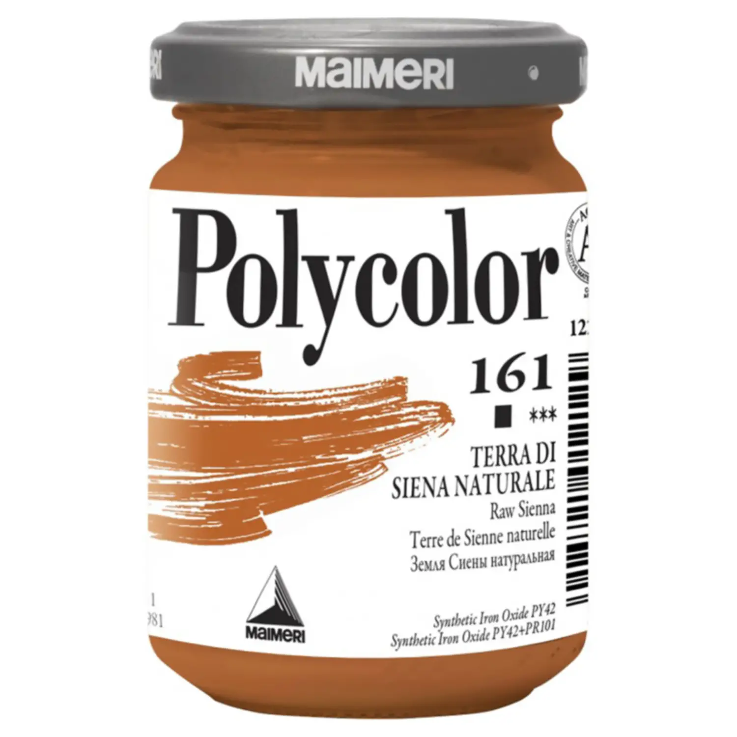 Colore Acrilico Polycolor Maimeri - 140 ml - Siena Naturale 161 - Tempere
