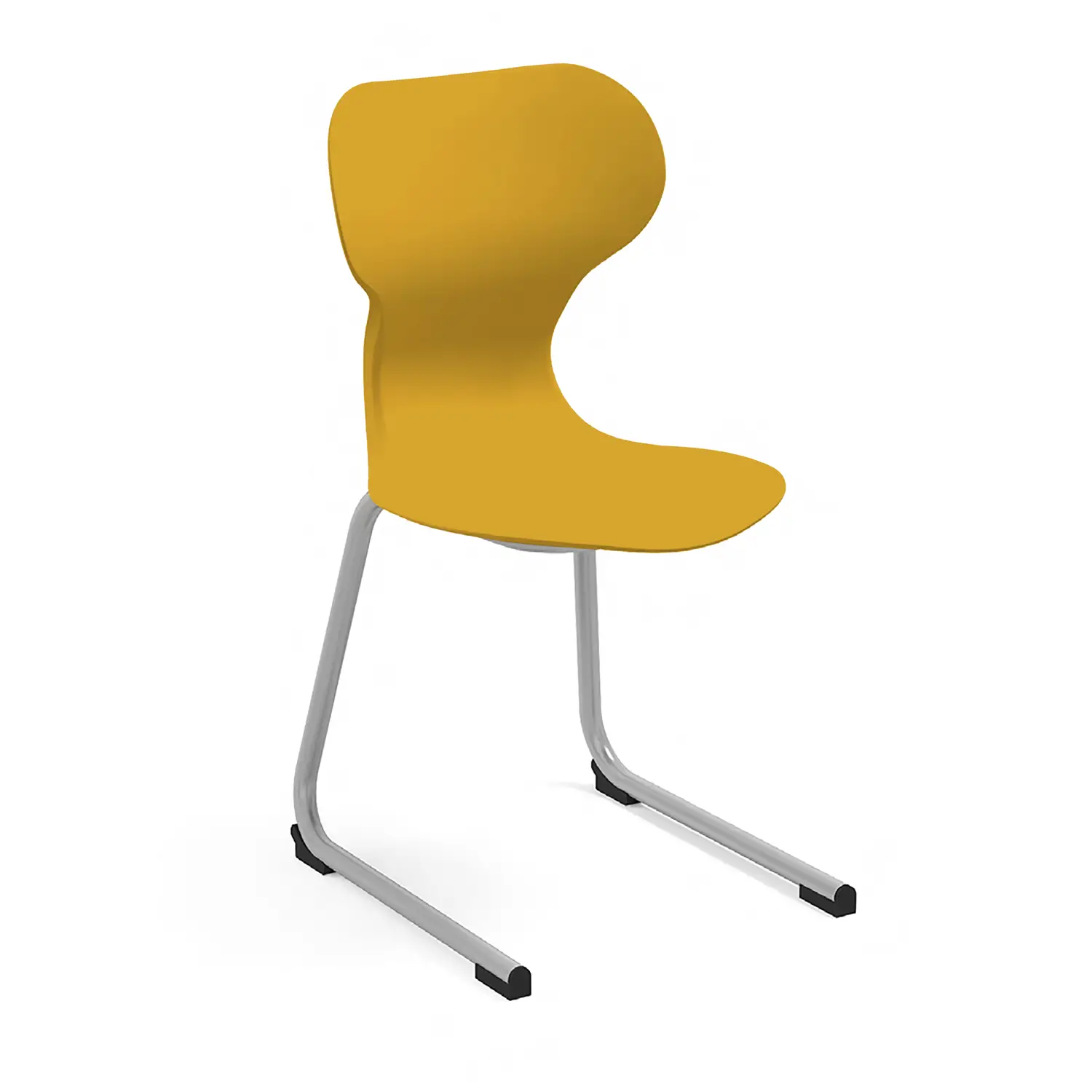 Sedia Mia Cantilever Misura 6 Gialla – Sedia Ergonomica per Scuole - Arredo scuola dell'obbligo