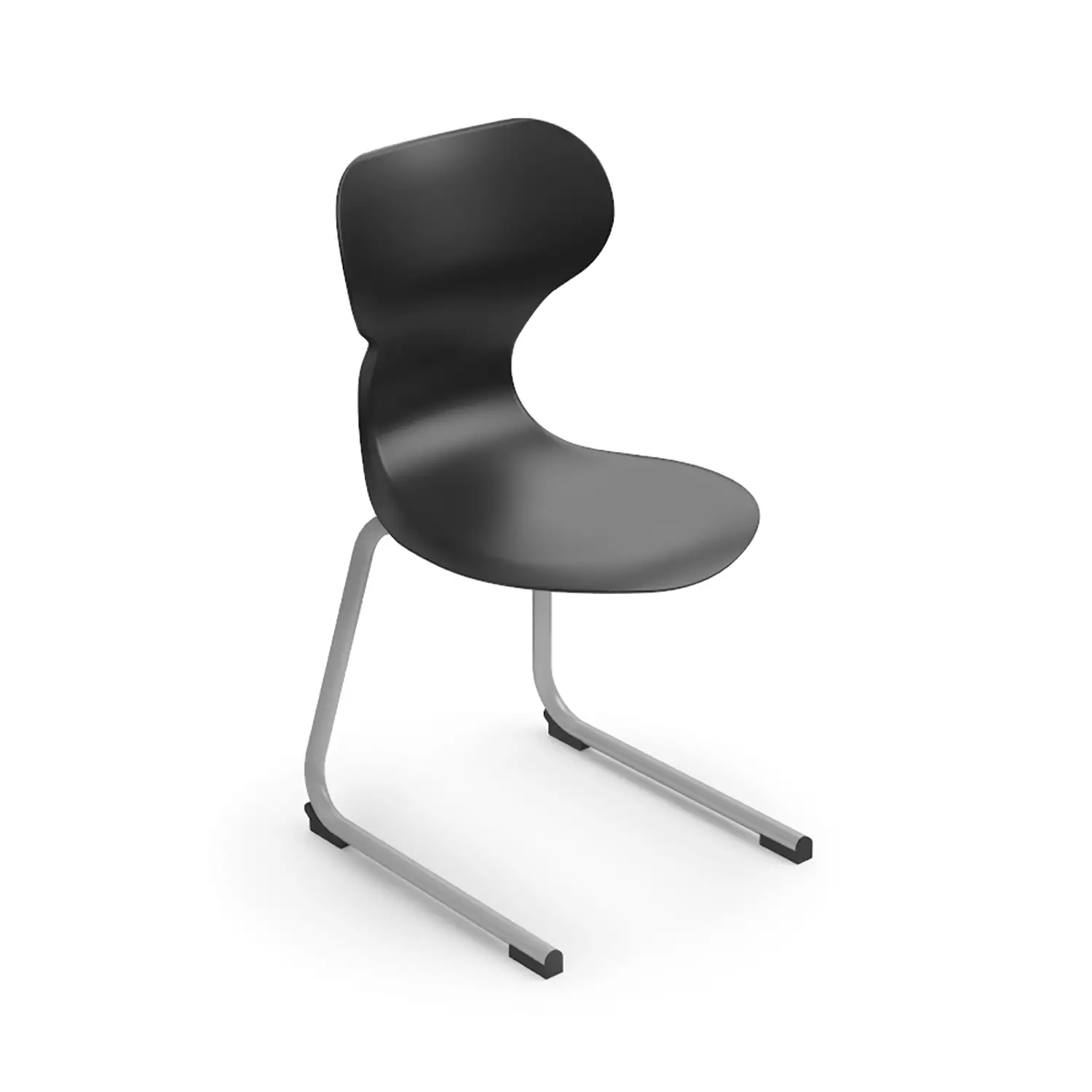 Sedia Mia Cantilever Mis. 6 - Nero Per Ambienti Scolastici Innovativi - Arredo scuola dell'obbligo