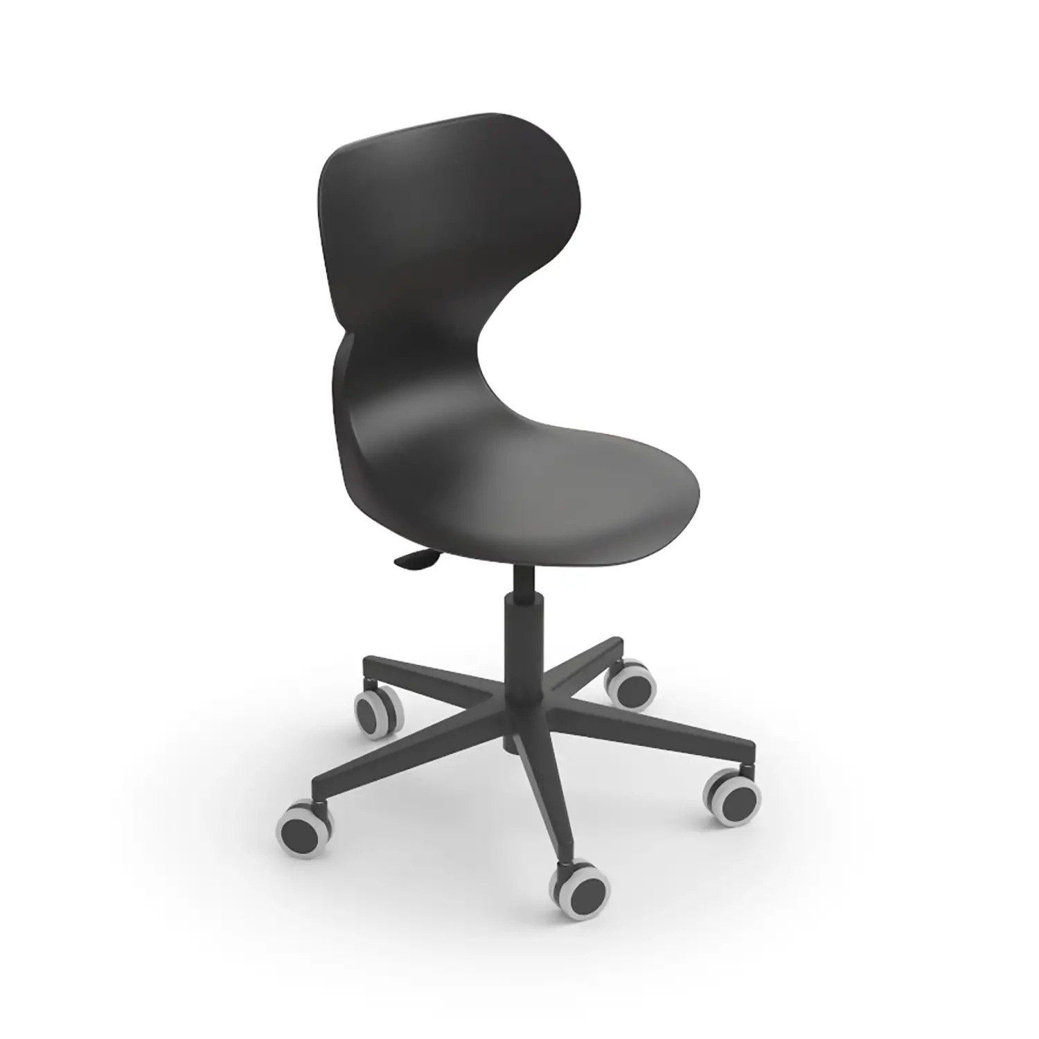 Sedia Mia Lift Regolabile Nera Misura 4-5-6 – Sedia Ergonomica con Ruote per Scuole - Arredo scuola dell'obbligo