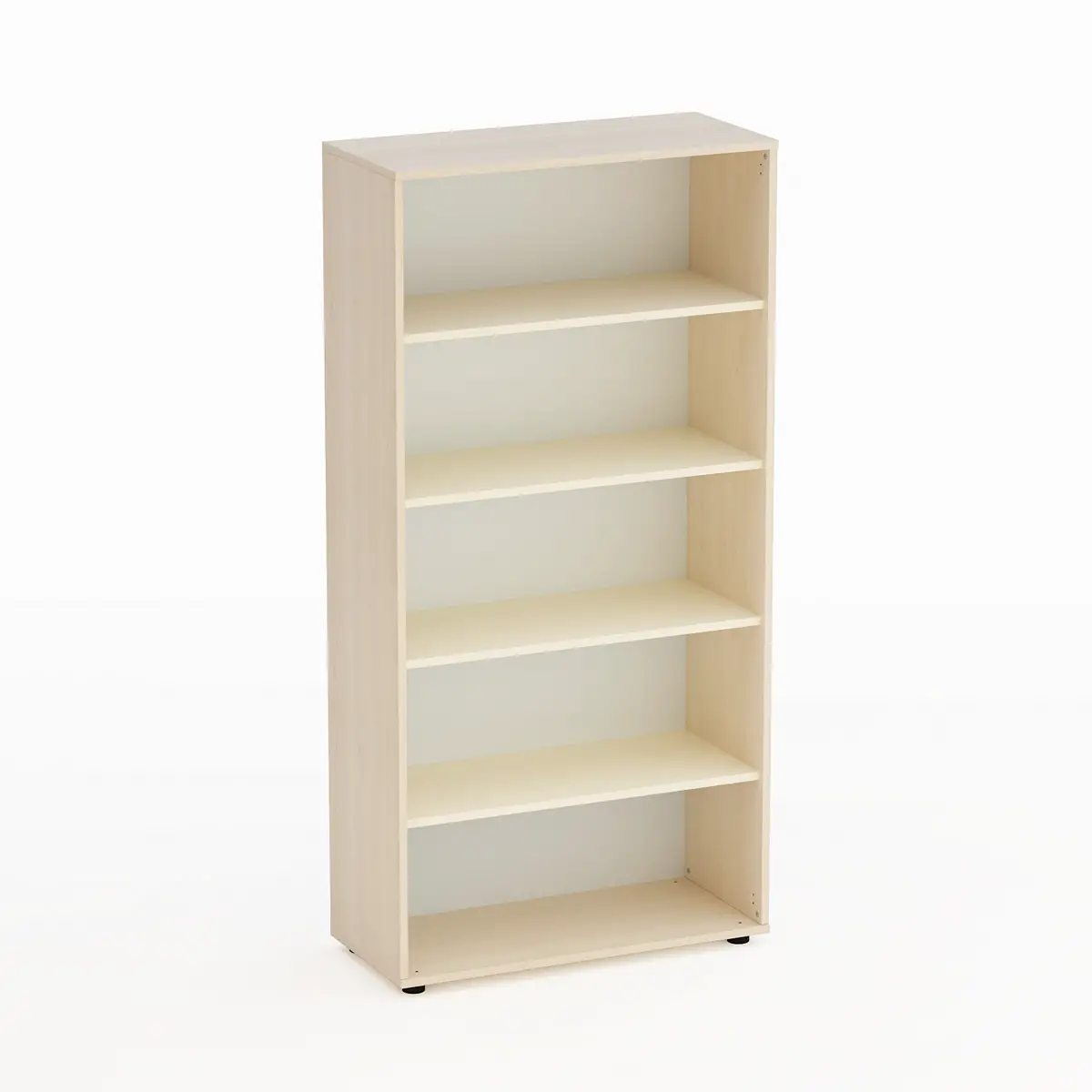 Mobile Kubò Betulla A Giorno H 180 cm Ripiani Magnolia - Conforme CAM - Arredo Nido e Infanzia