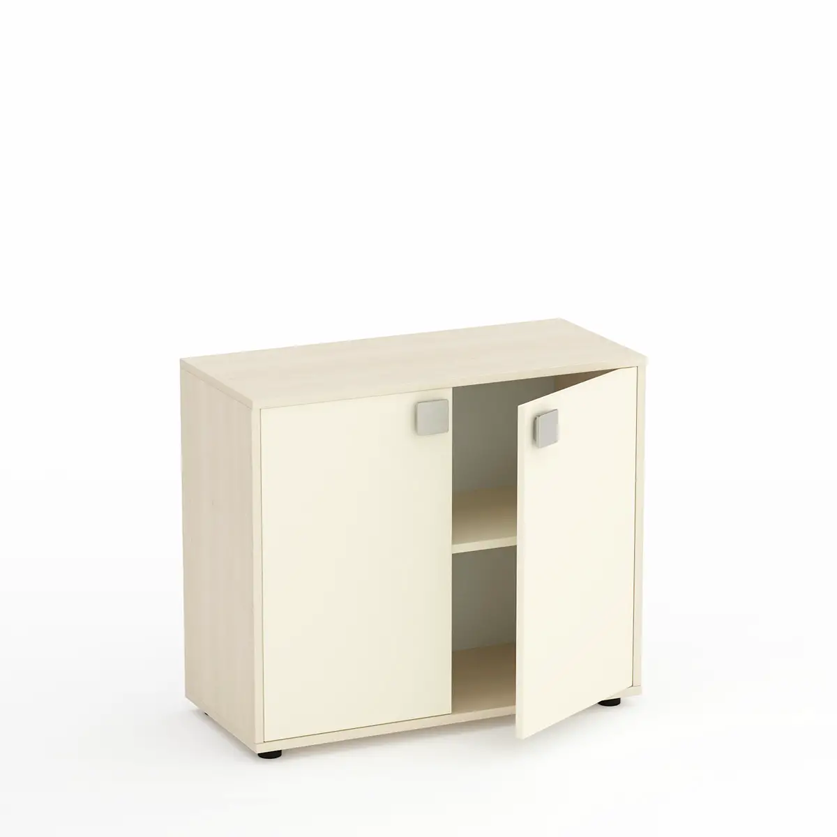 Mobile Kubò Betulla 2 Ante H 75 Cm - Ante Magnolia | Conforme CAM - Arredo Nido e Infanzia