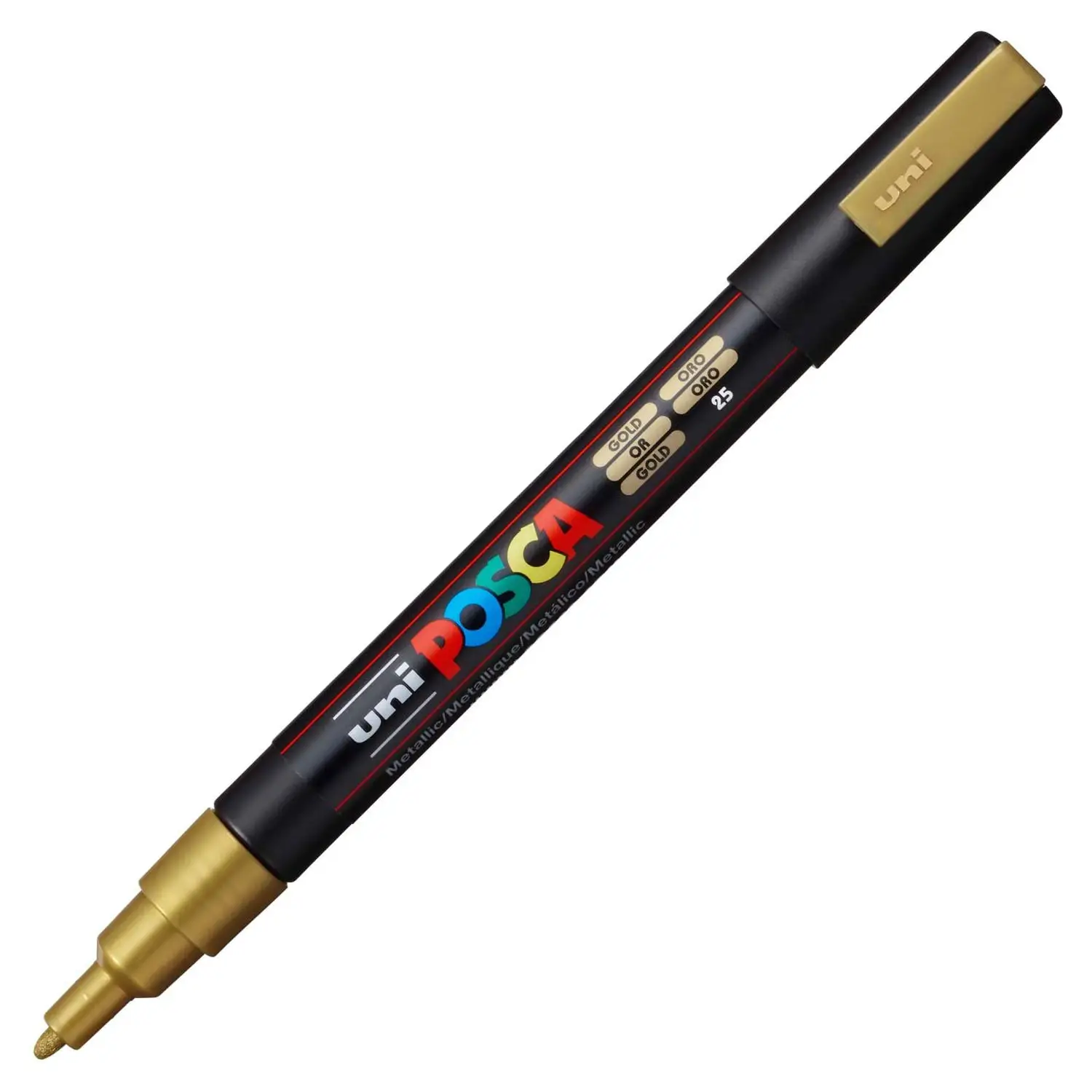 Pennarello Uni Posca - Punta Fine 0,9-1,3 mm – Oro - Pennarelli