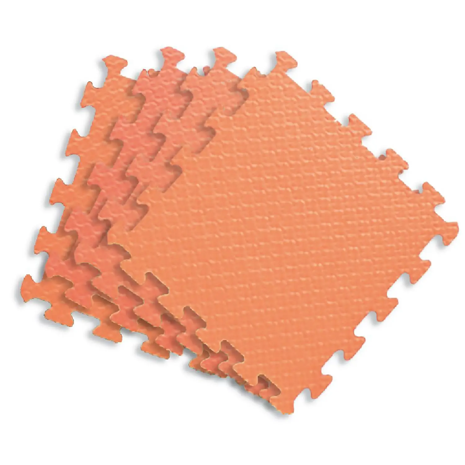 Tappetini Puzzle per Bambini in EVA 60x60 cm – Set 4 Pezzi Arancio - Tappeti per il gioco