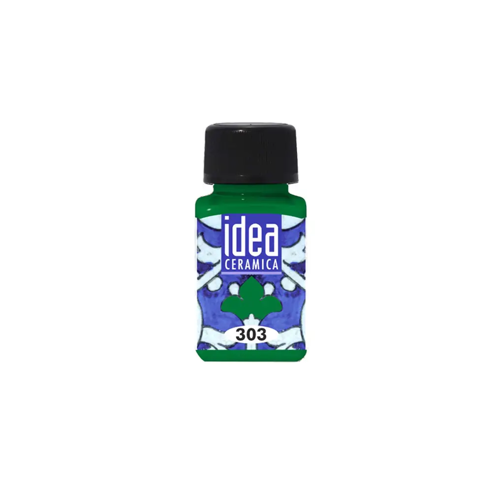 Colori per Ceramica a Freddo Maimeri 60 ml – Verde Brillante Lucido - Colori per vetro e ceramica