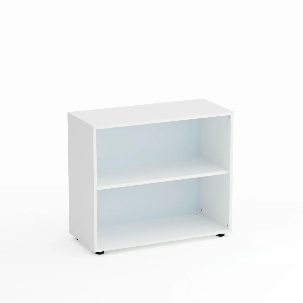 Mobile Scuola Kubò Bianco a Giorno H 75 cm. Ripiani Bianco - Conforme CAM - Arredo scuola dell'obbligo