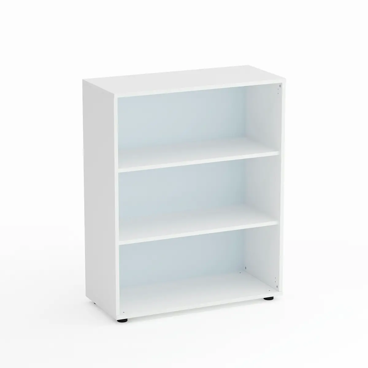 Mobile Scuola Kubò Bianco a Giorno H 110 cm. Ripiani Bianco - Conforme CAM - Arredo scuola dell'obbligo