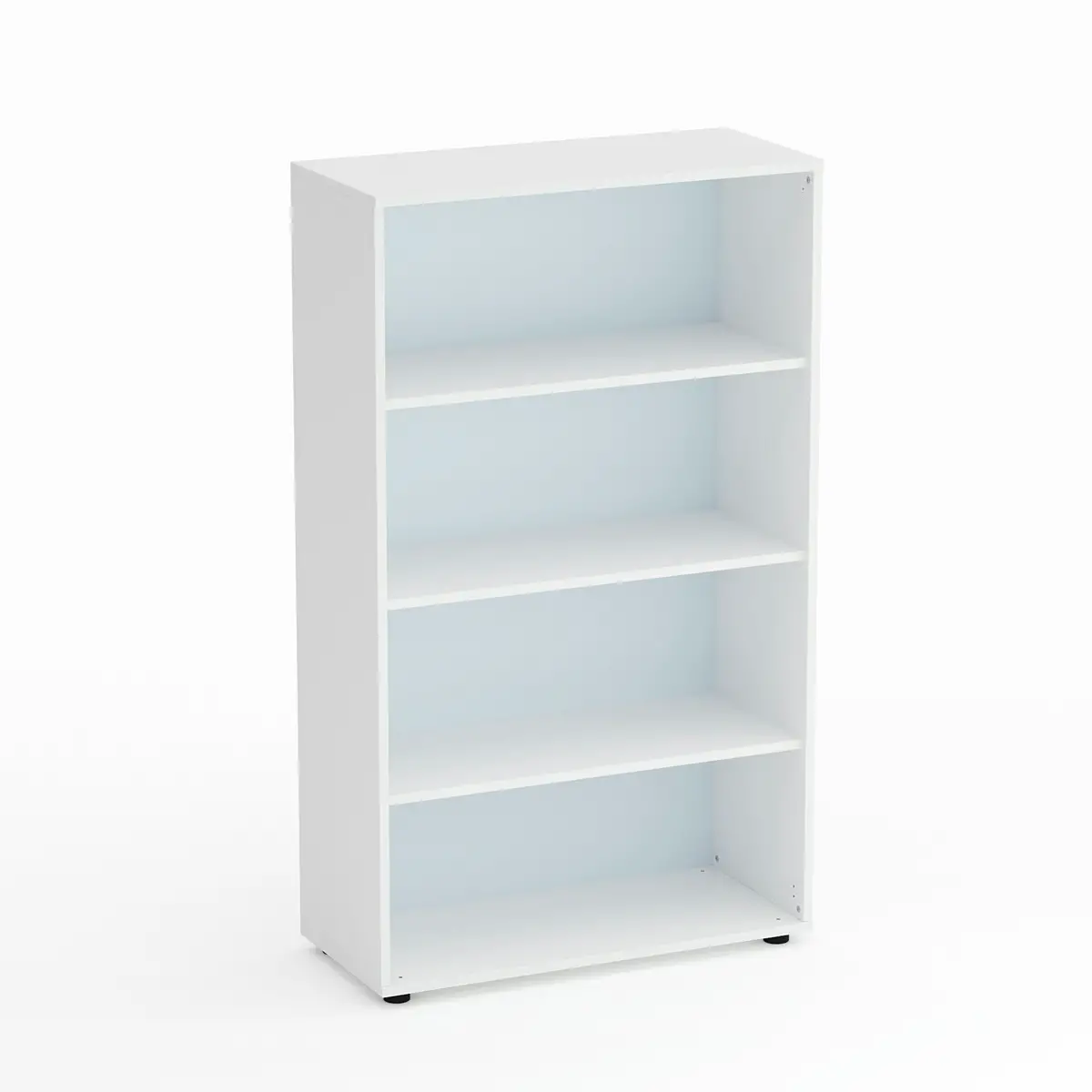 Mobile Scuola Kubò Bianco a Giorno H 150 cm. Ripiani Bianco - Conforme CAM - Arredo scuola dell'obbligo
