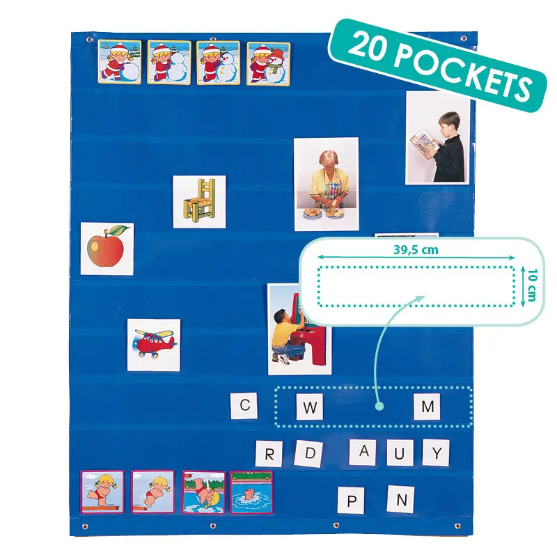 Pannello Multiuso con Tasche Trasparenti – Organizzazione e Didattica - Linguaggio