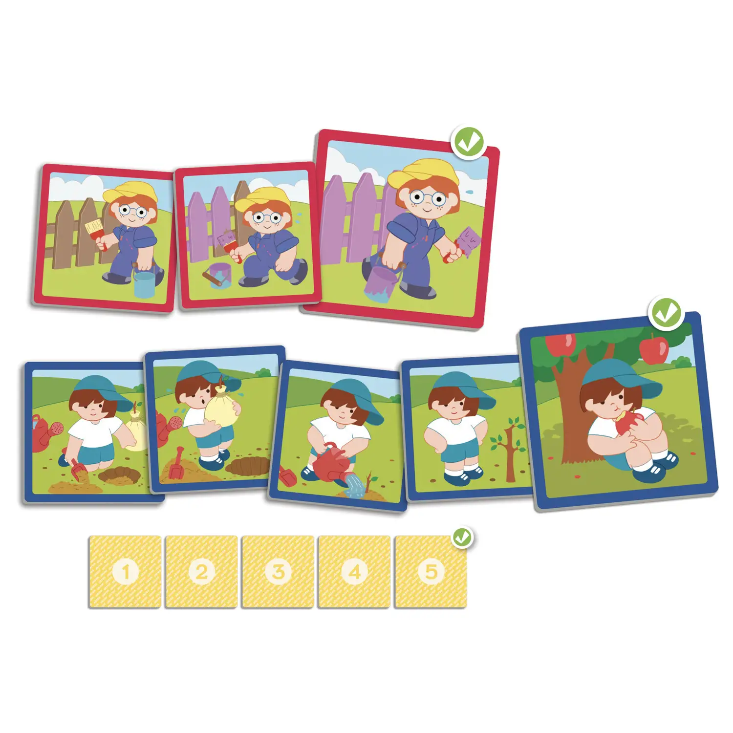 Sequenze Inclusive di Base, Gioco Educativo Percezione Cronologica, Serie 2 - Associazioni e tombole