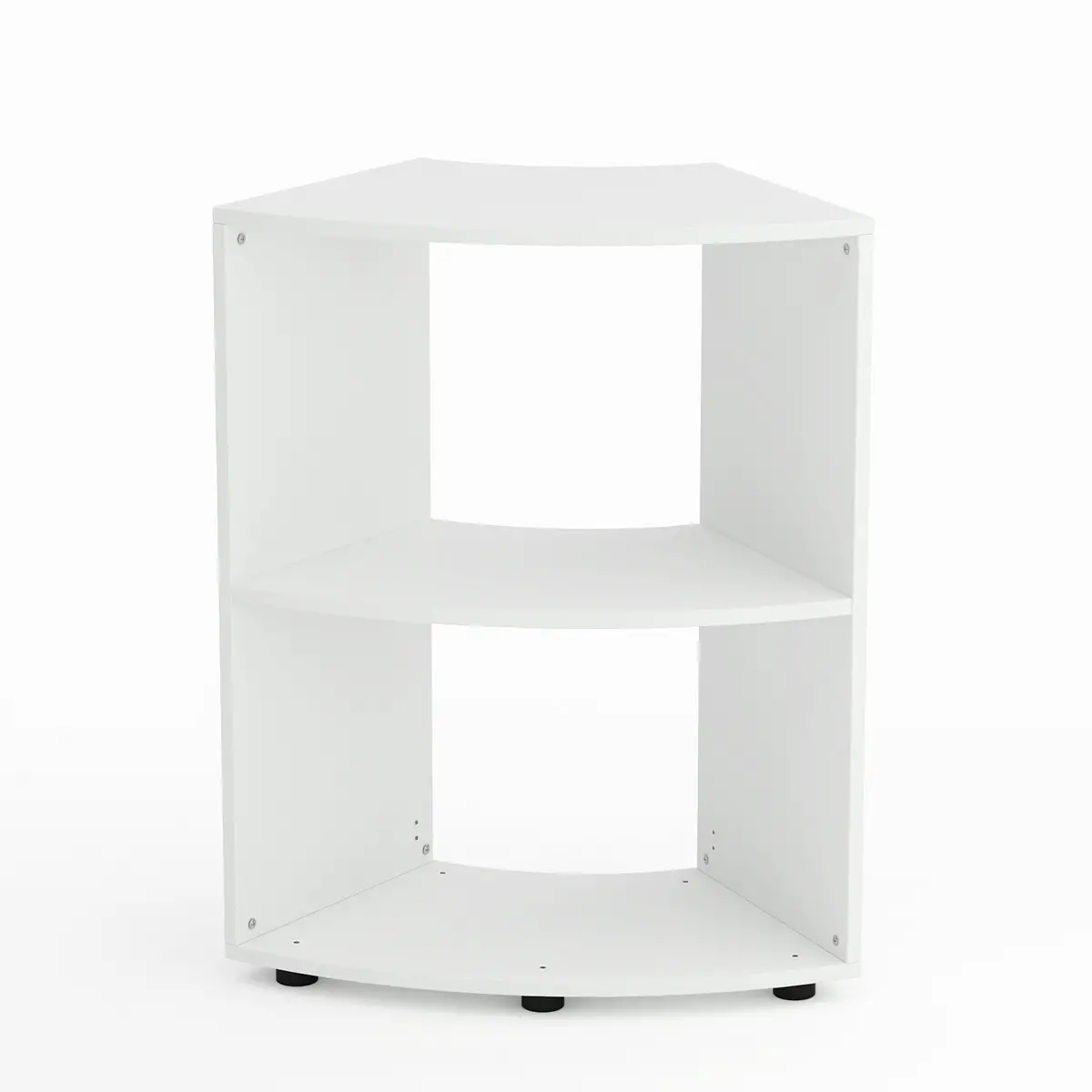 Mobile Scuola Kubò Bianco Curvo 60 Gradi H 90 cm. Ripiani Bianco - Conforme CAM - Arredo scuola dell'obbligo
