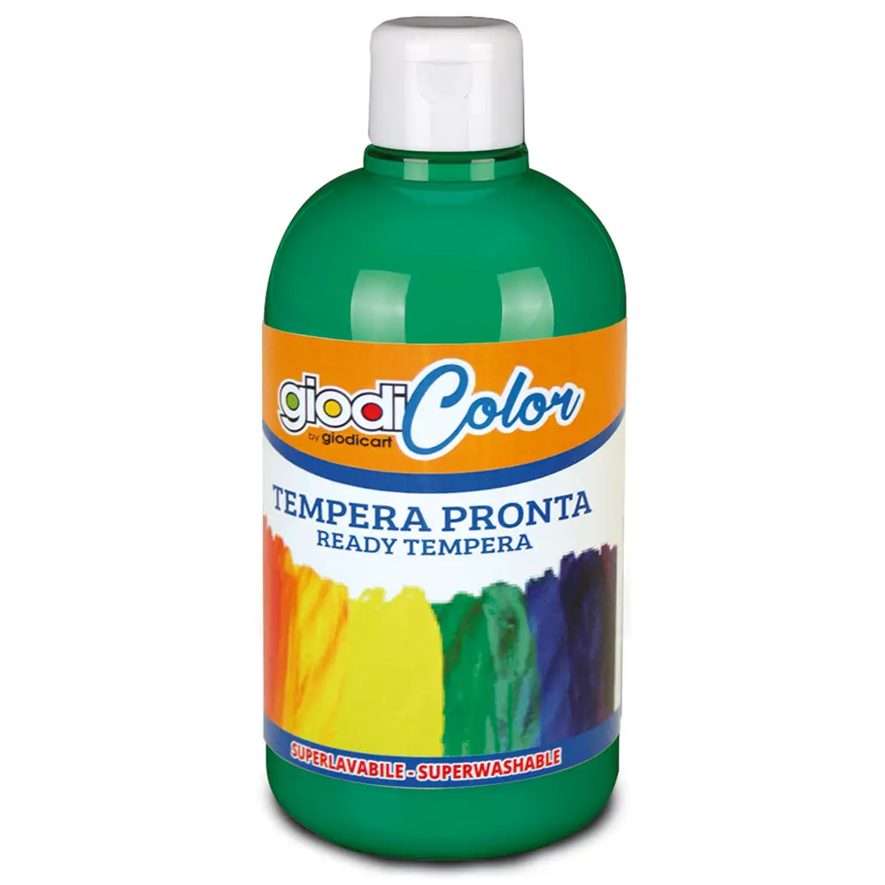 Colore a Tempera per Bambini Giodicolor 500 ml. Smeraldo - Tempere