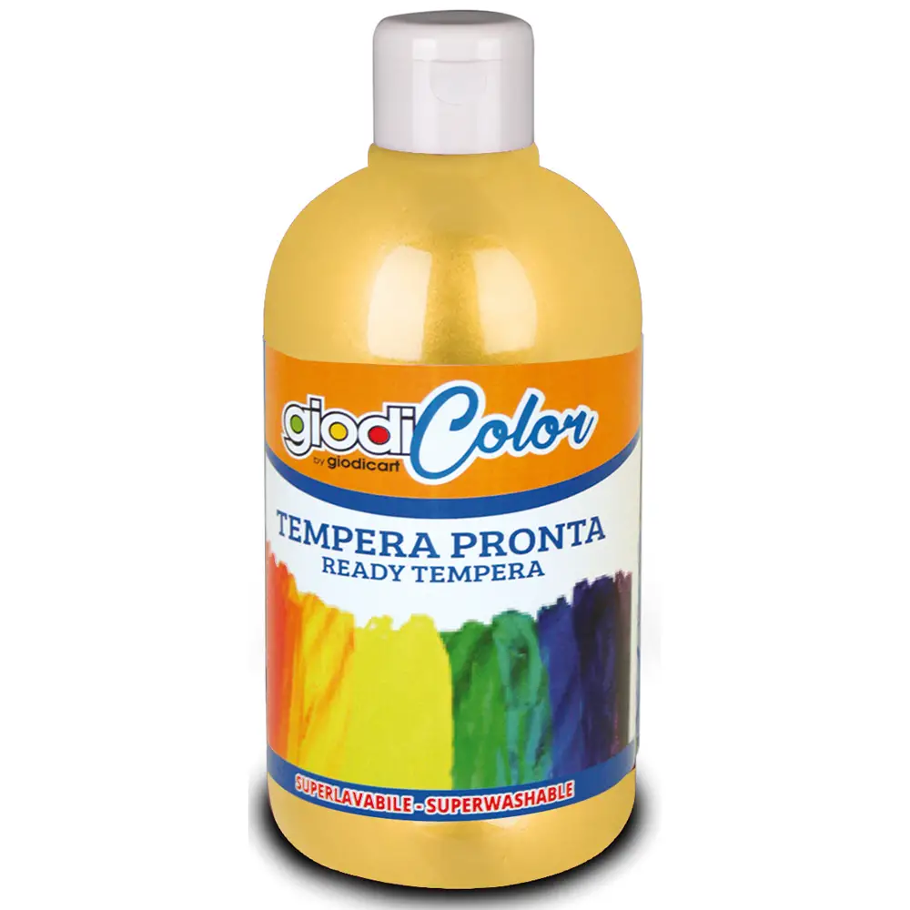 Colore a Tempera Giodicolor 500 ml. Oro - Tempere