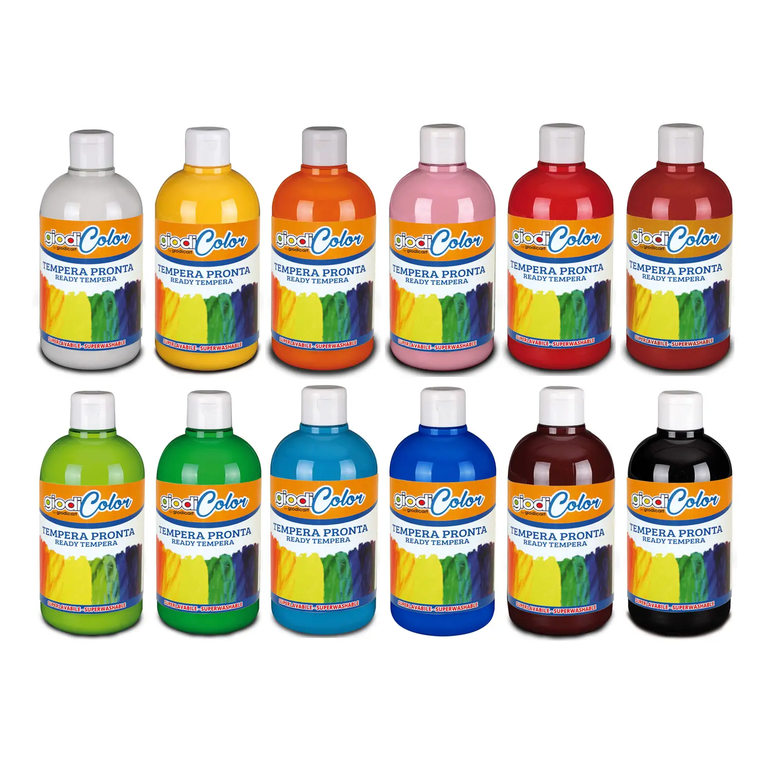 Tempera Giodicolor 500 ml. Set 12 Colori - Tempere