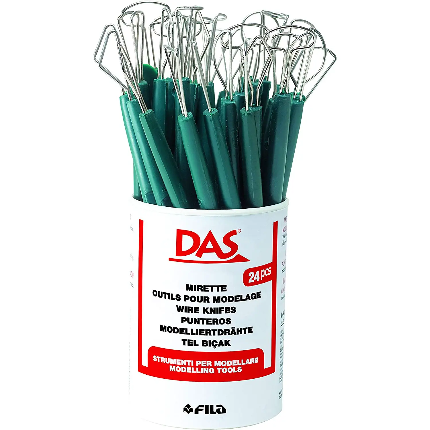 Mirette Assortite DAS – Set 24 Pezzi per Modellare e Dettagli - Paste per modellare